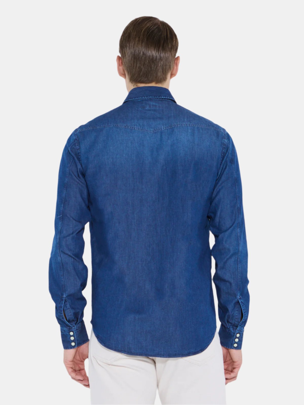 Denim Western Shirt - Indigo  Lucky Last