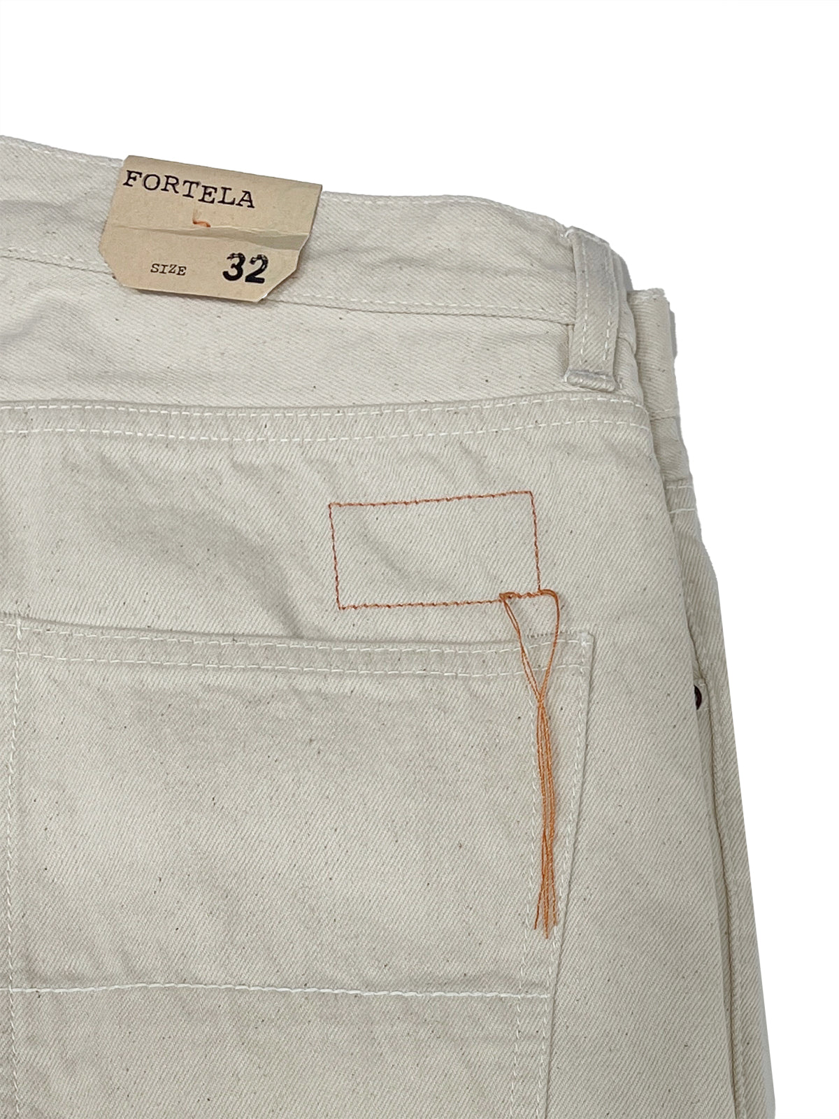 Fortela John Denim Five Pocket Jeans - Off White