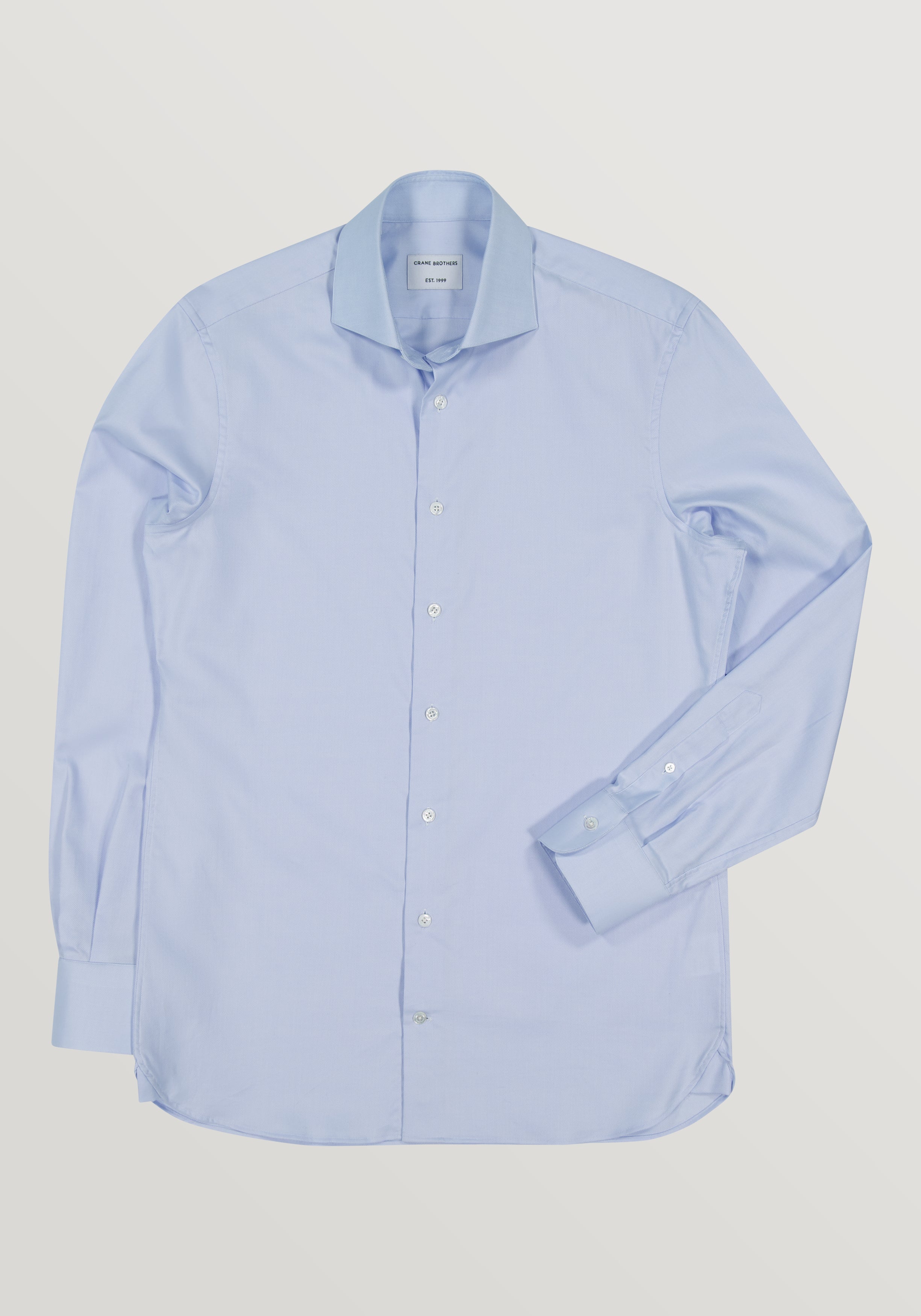 Cutaway Collar Oxford Shirt - Blue