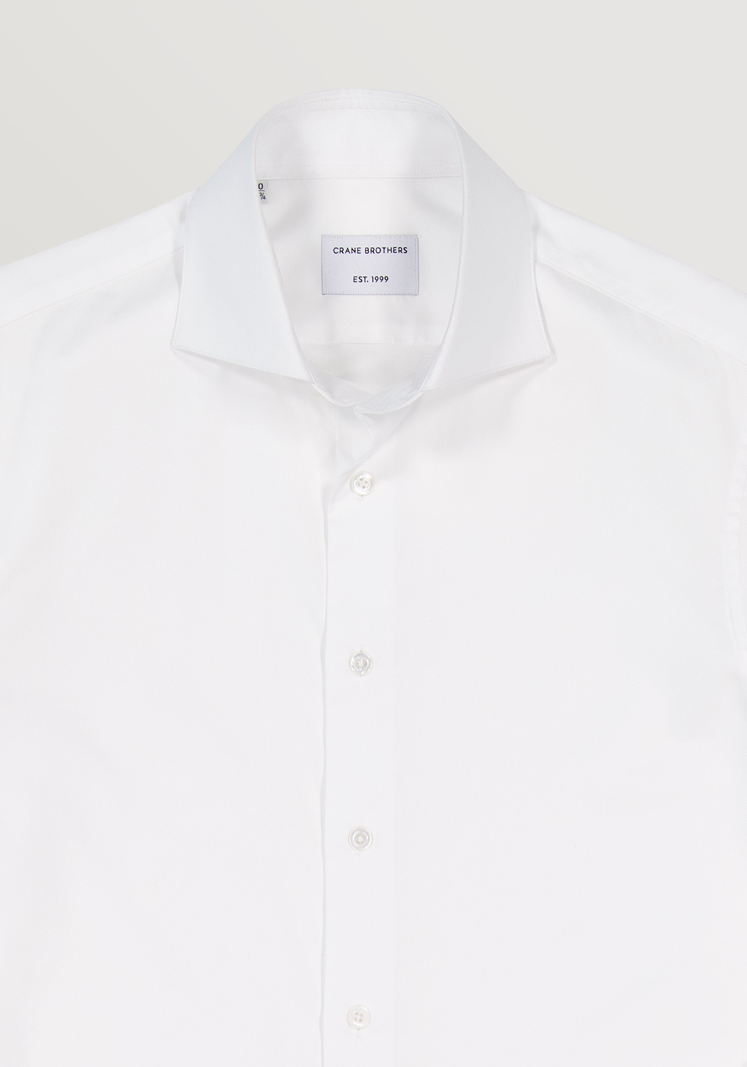 Cutaway Collar Oxford Shirt - White
