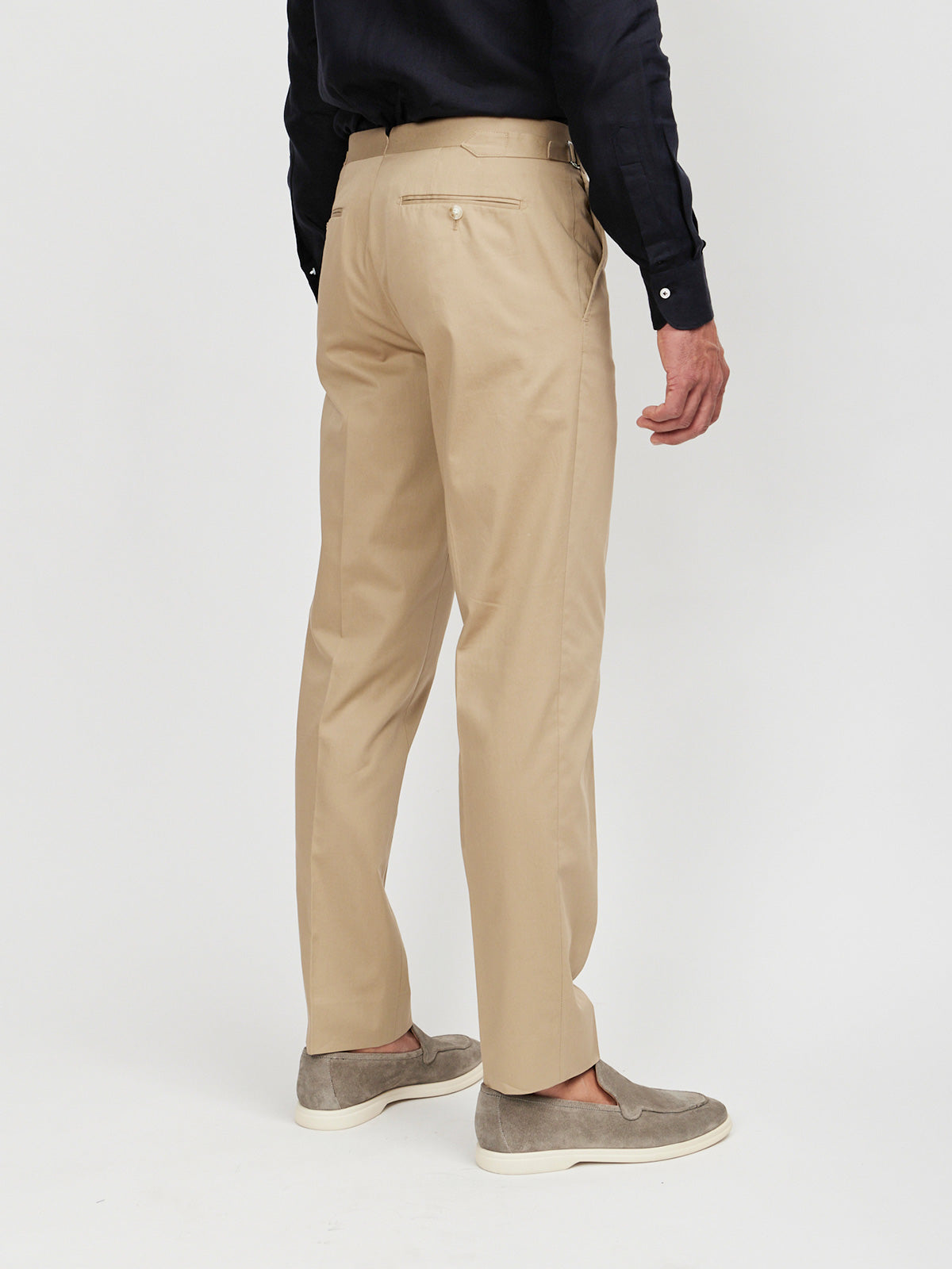 Desert Cotton Dress Trouser with Side Adjusters - LUCKY LAST