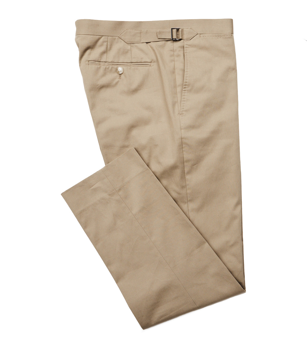 Desert Cotton Dress Trouser with Side Adjusters - LUCKY LAST