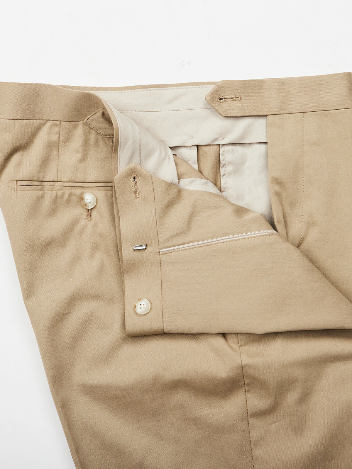 Desert Cotton Dress Trouser with Side Adjusters - LUCKY LAST