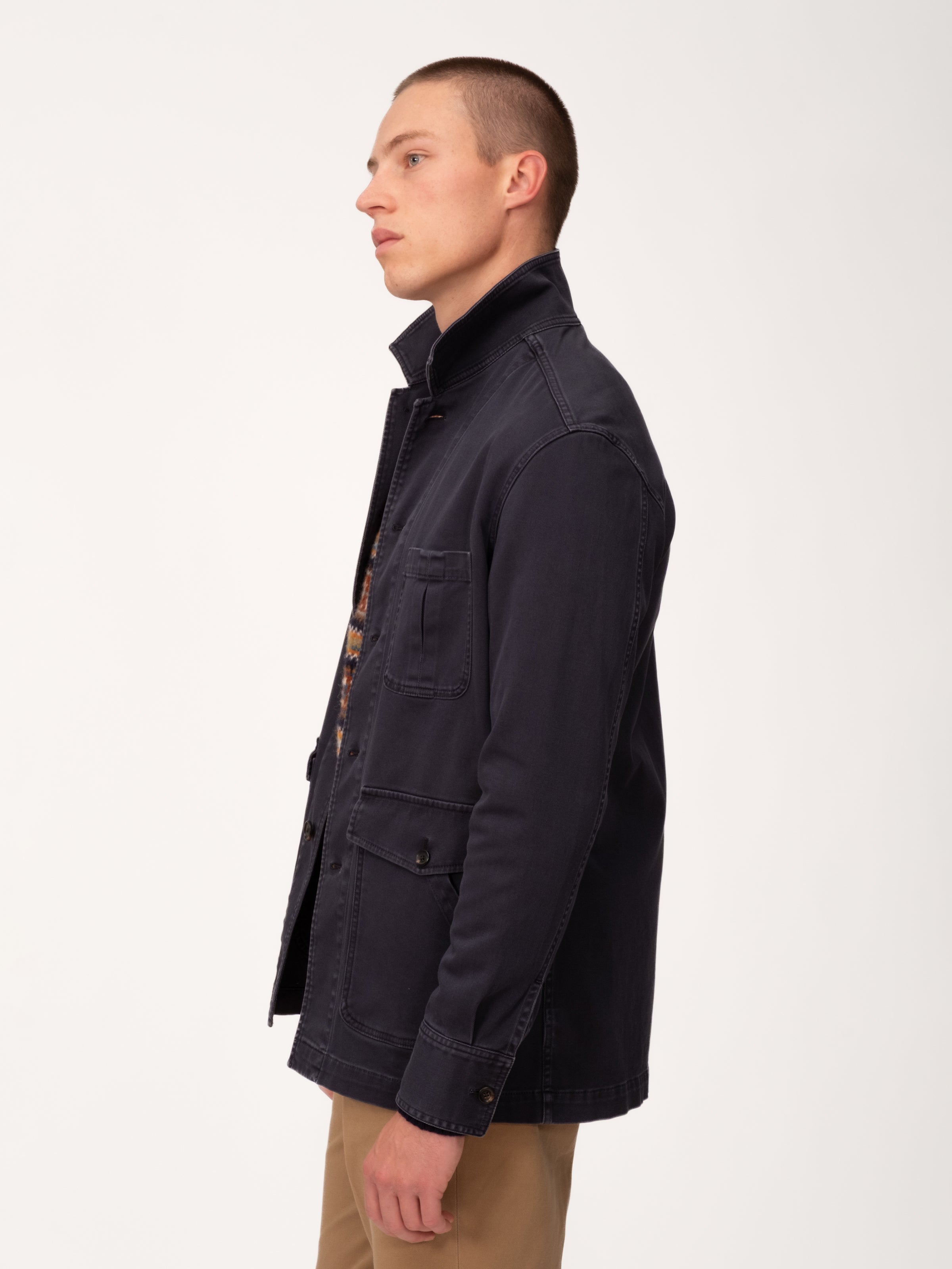 Christian Kimber Fitzroy Chore Jacket - Charcoal