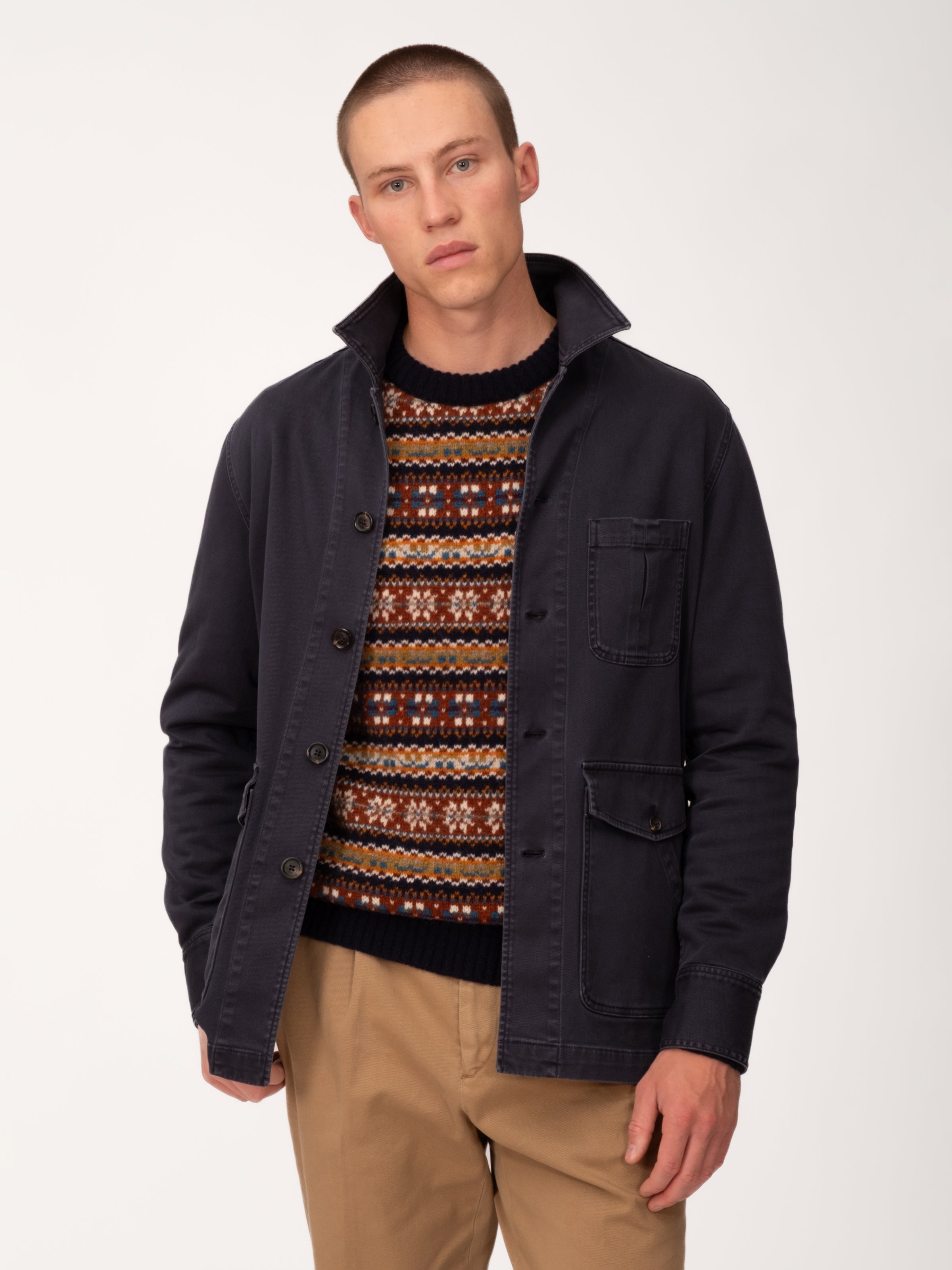 Christian Kimber Fitzroy Chore Jacket - Charcoal