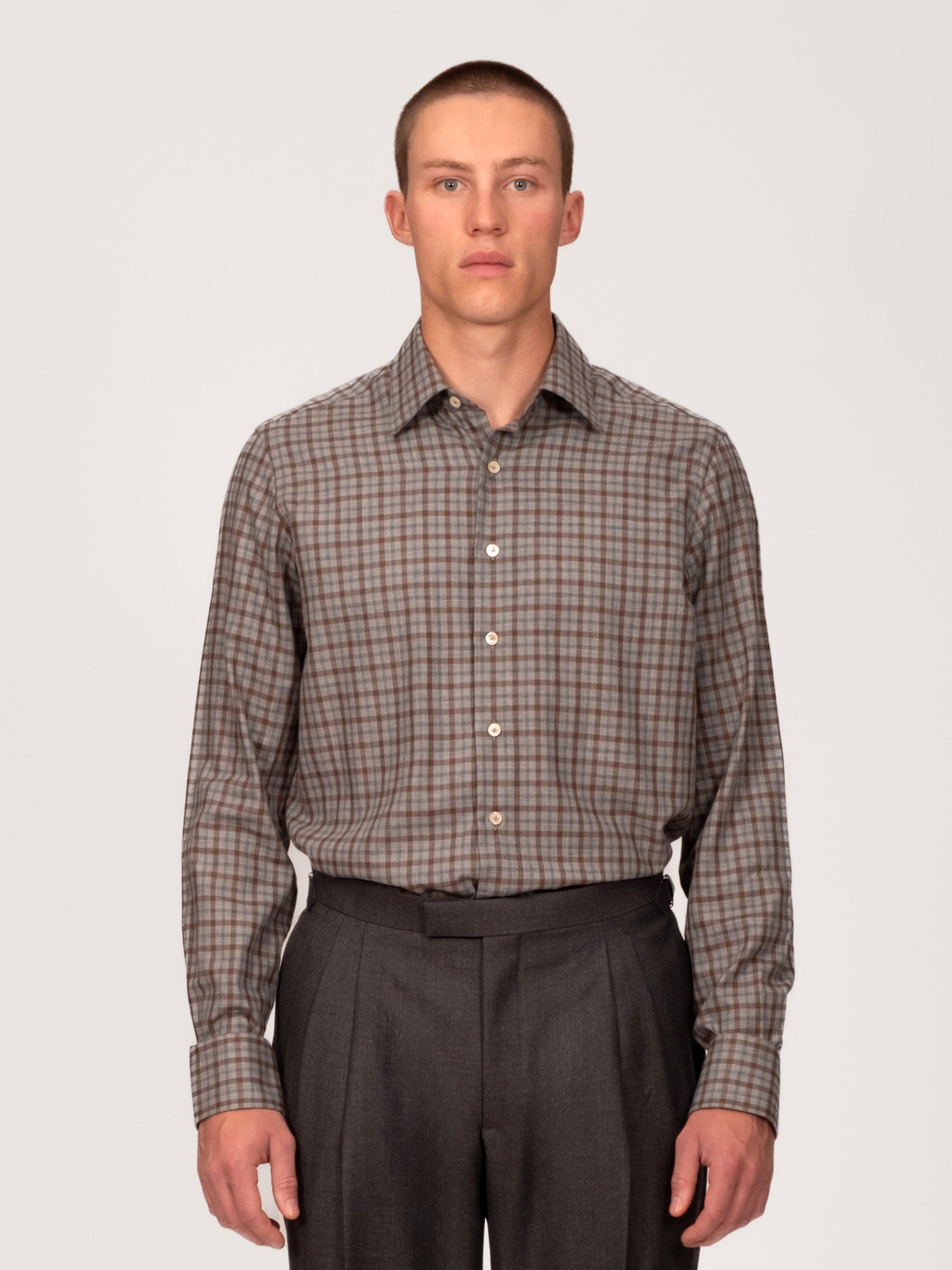 Check Shirt -Marle & Cocoa