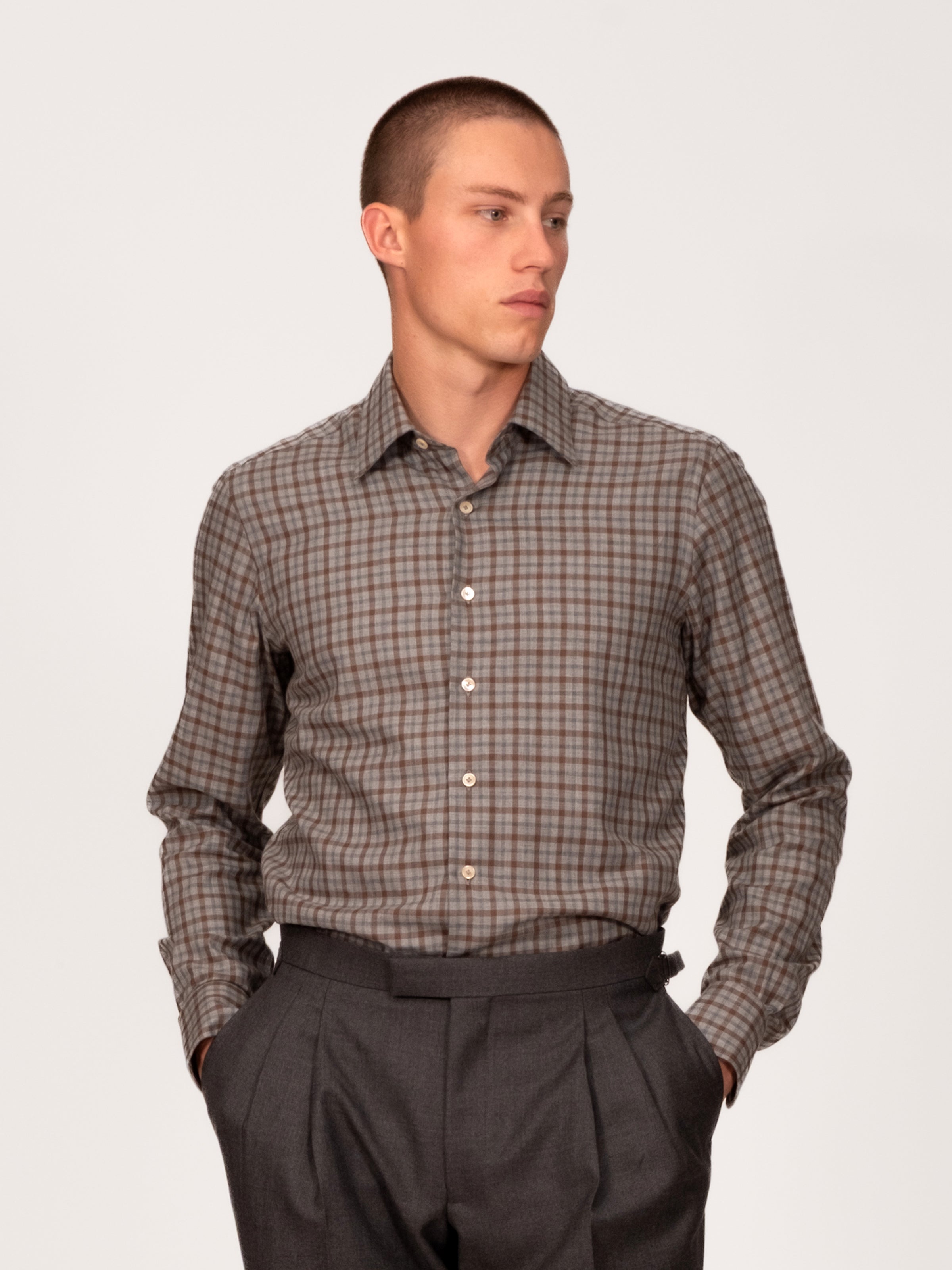 Check Shirt -Marle & Cocoa