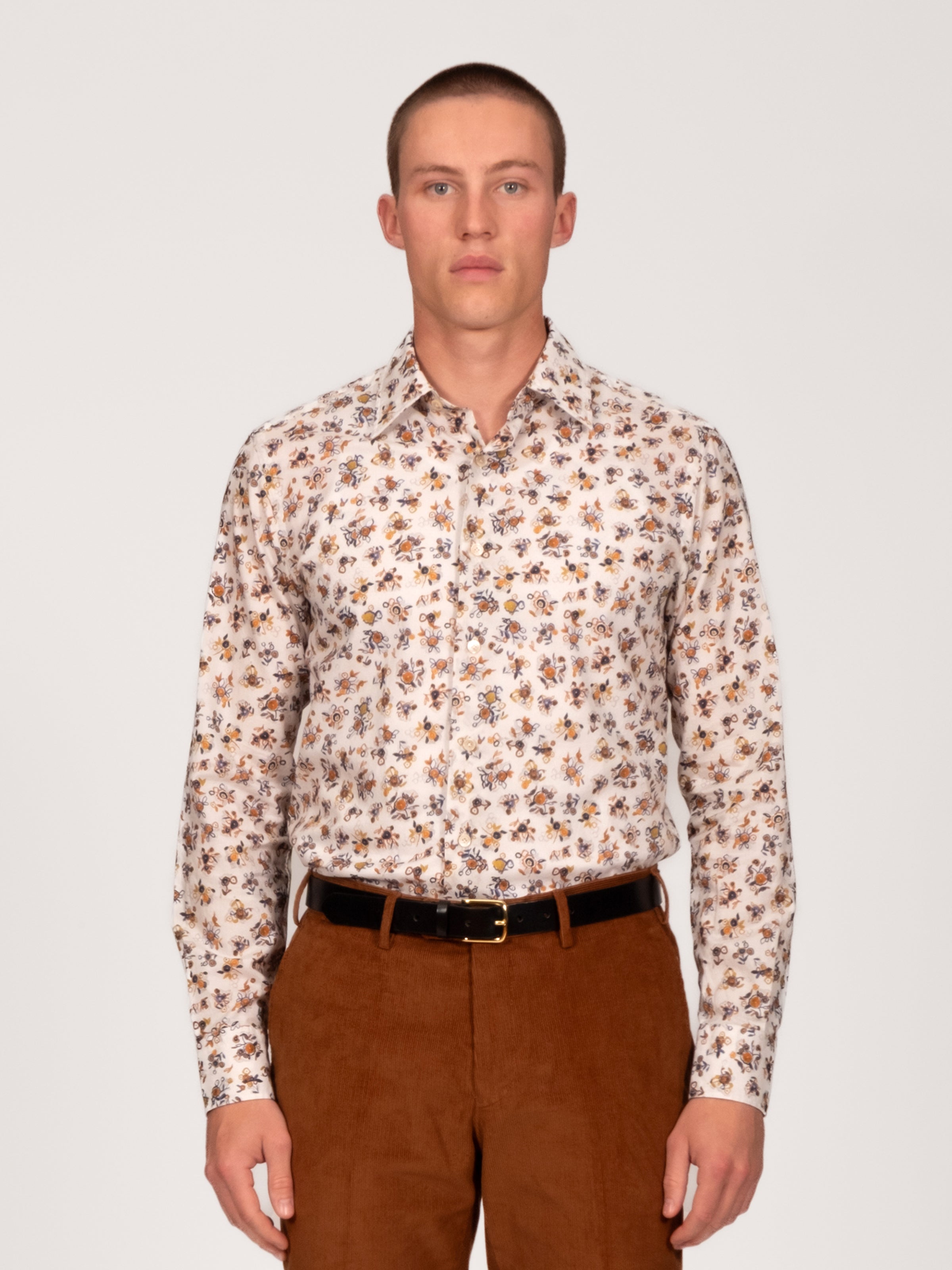 Abstract Floral Shirt