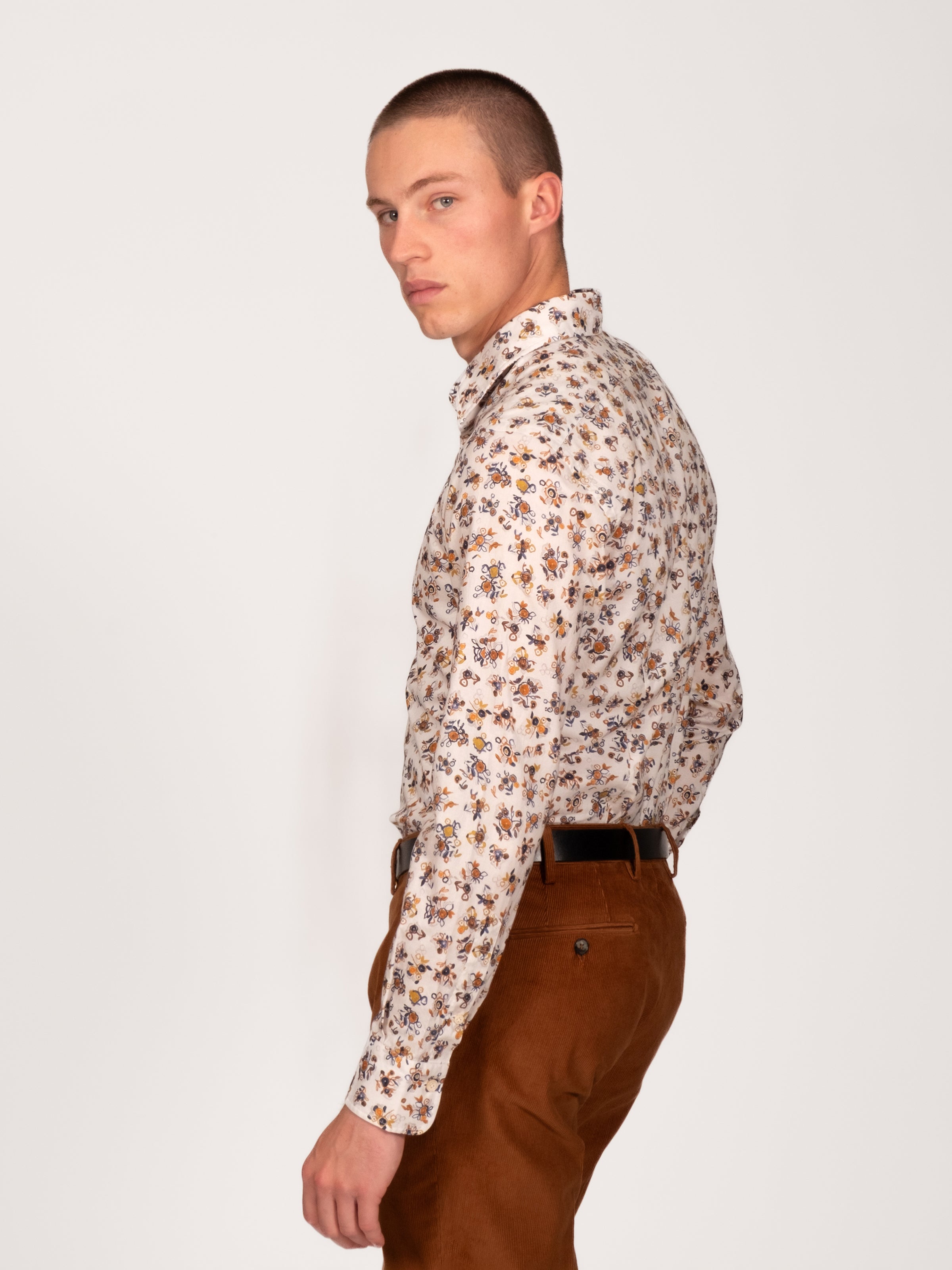 Abstract Floral Shirt