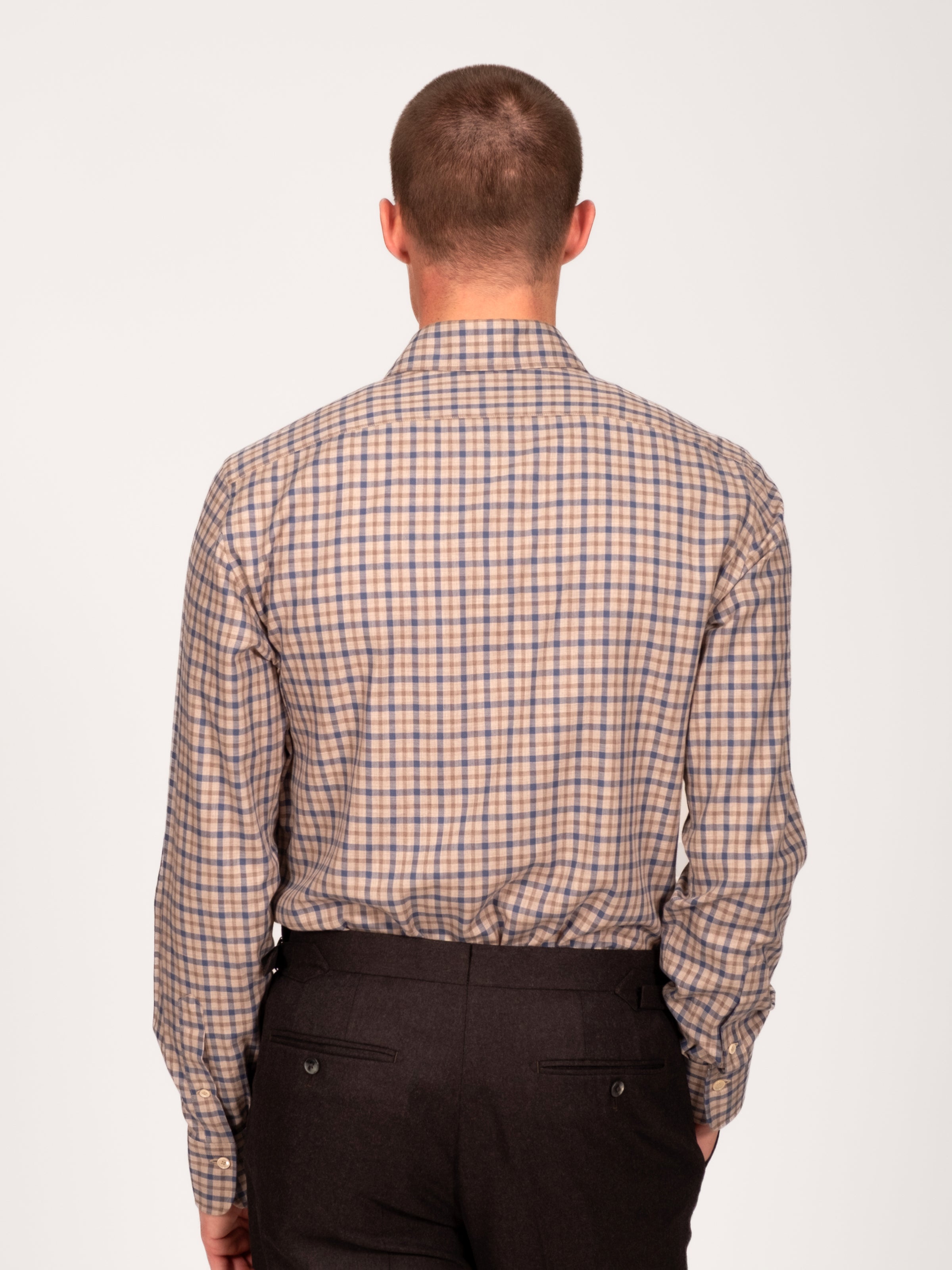 Check Shirt - Cinnamon & Indigo