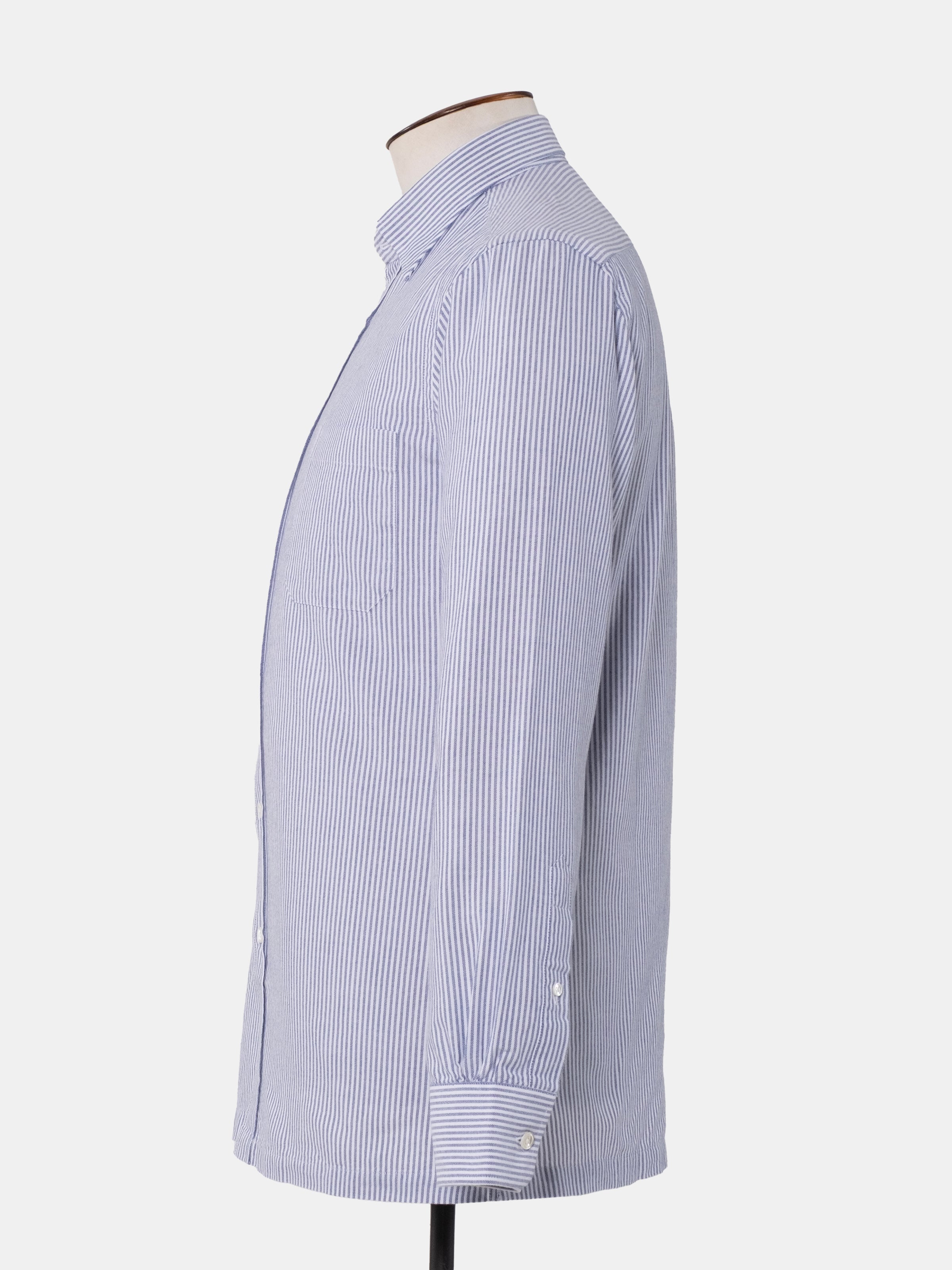 Christian Kimber Fenner Essential Oxford Shirt - Navy Stripe