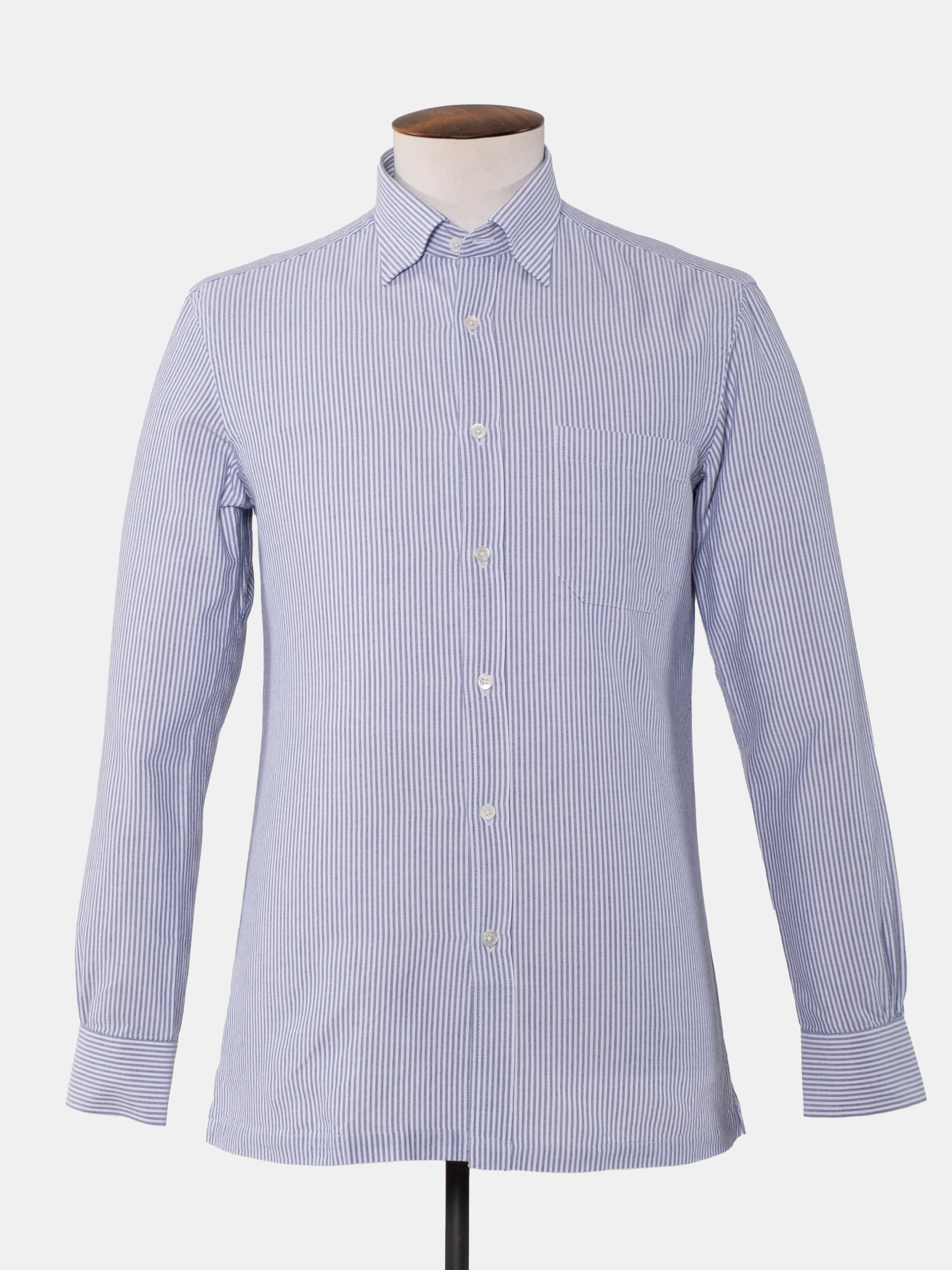 Christian Kimber Fenner Essential Oxford Shirt - Navy Stripe
