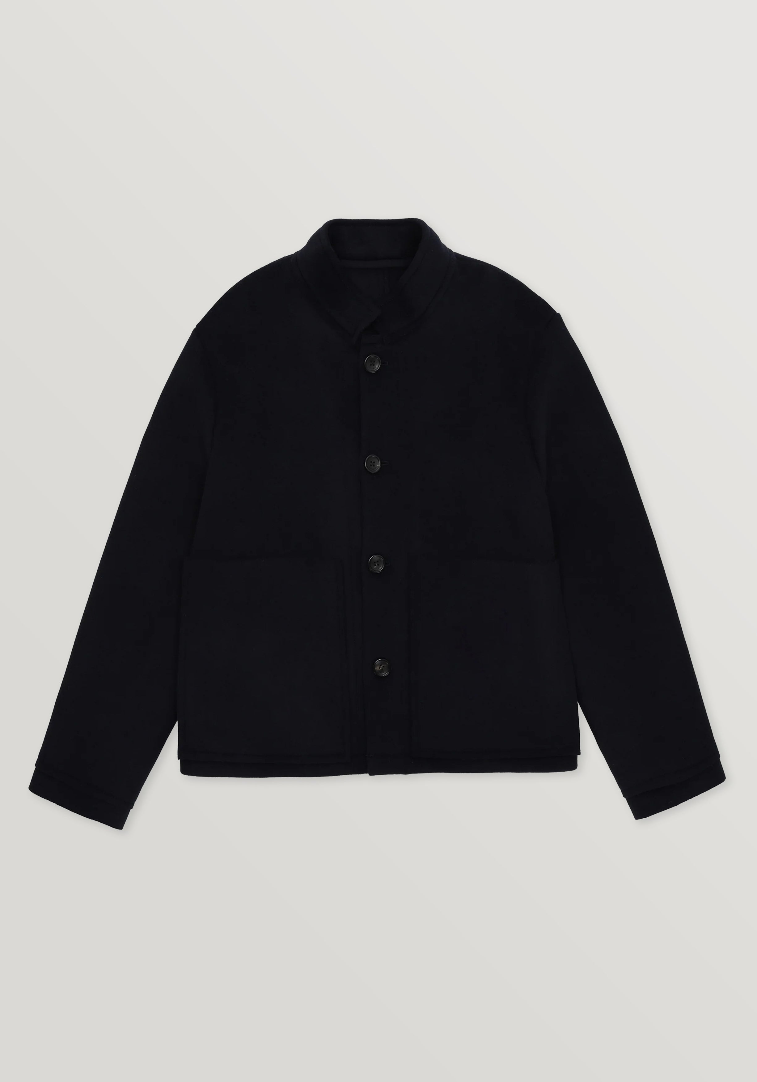 Fortela Miller Short Wool Jacket - Navy