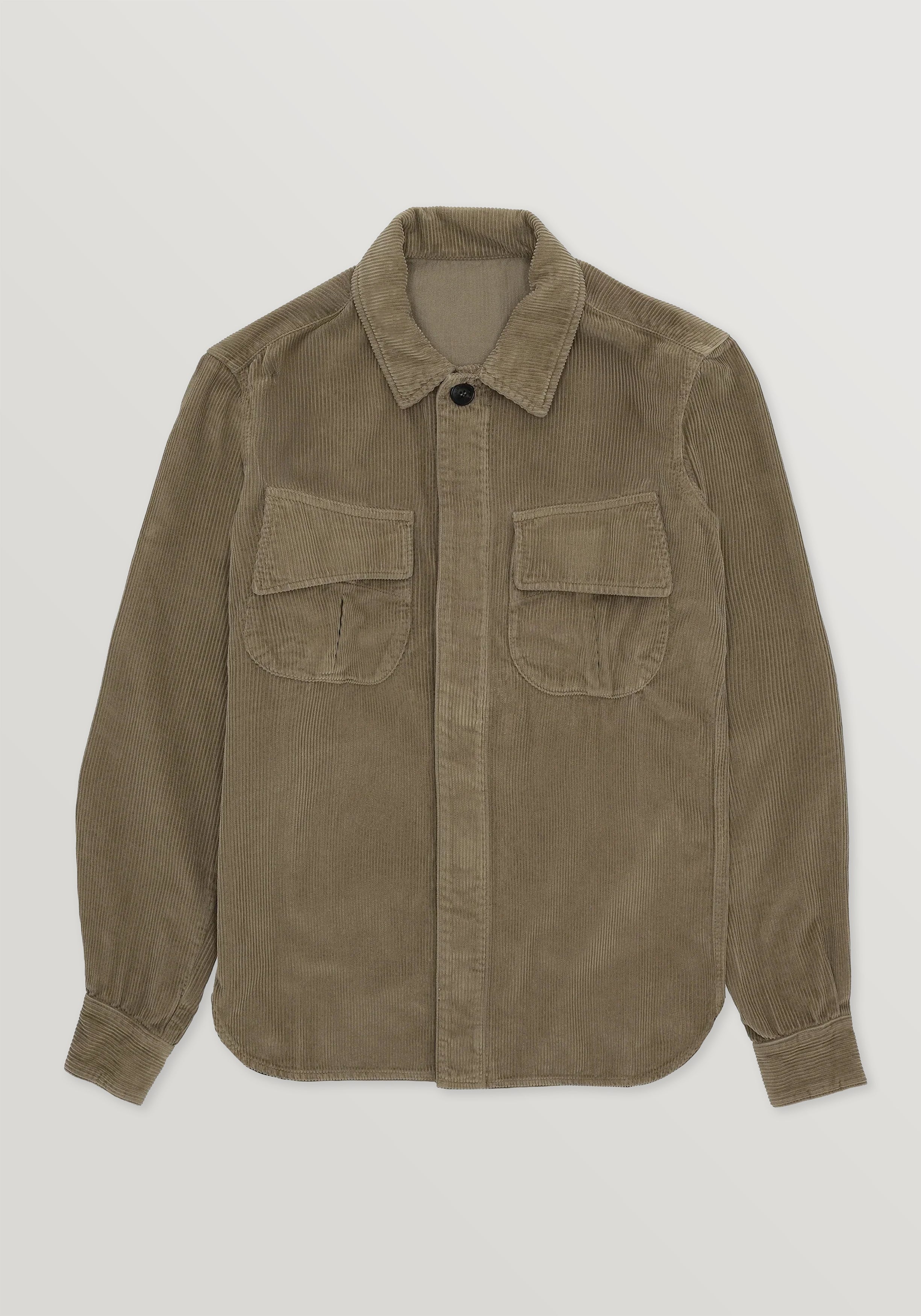 Fortela Short Overshirt Corduroy - Taupe