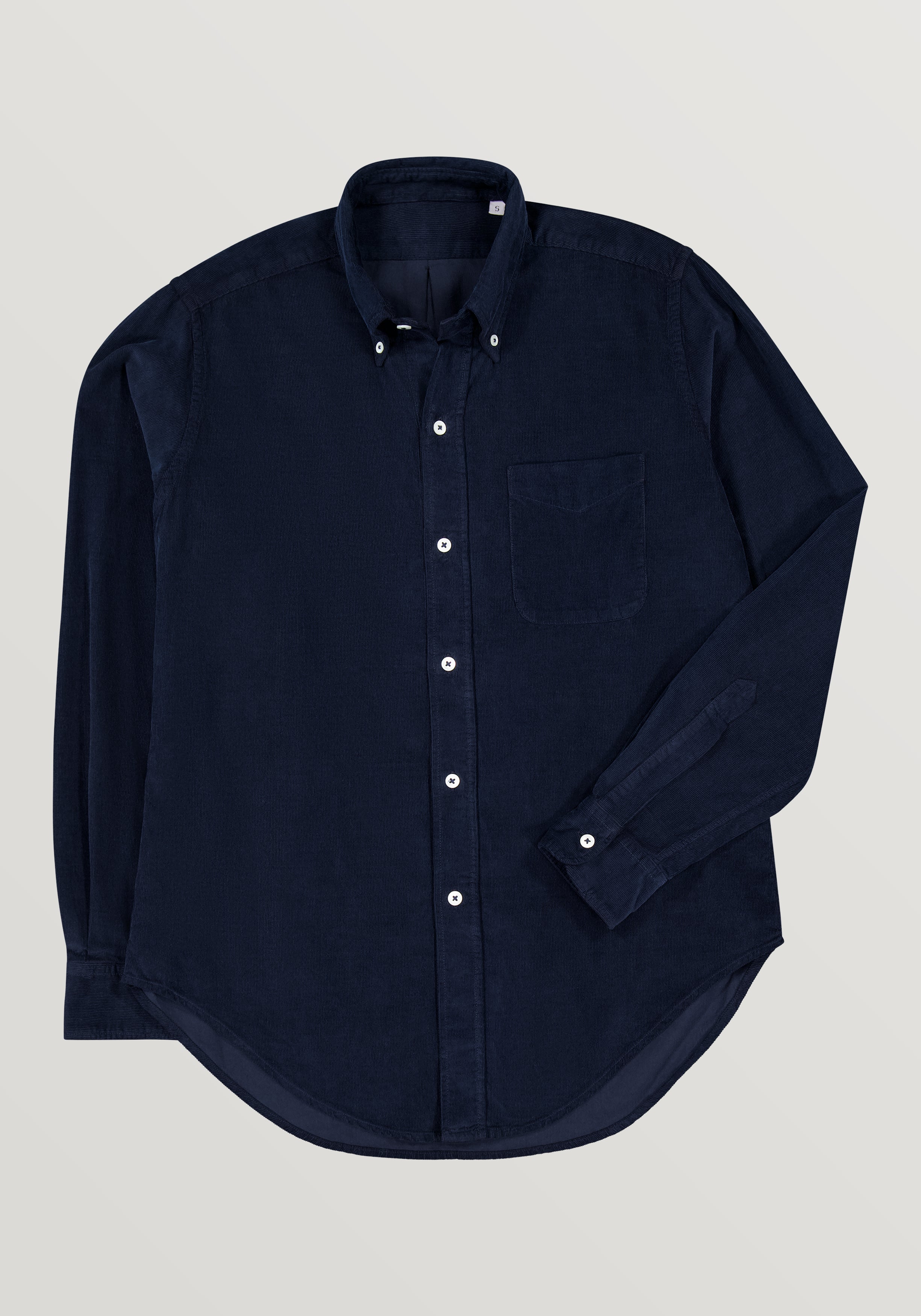 Fortela Corduroy King Shirt - Navy