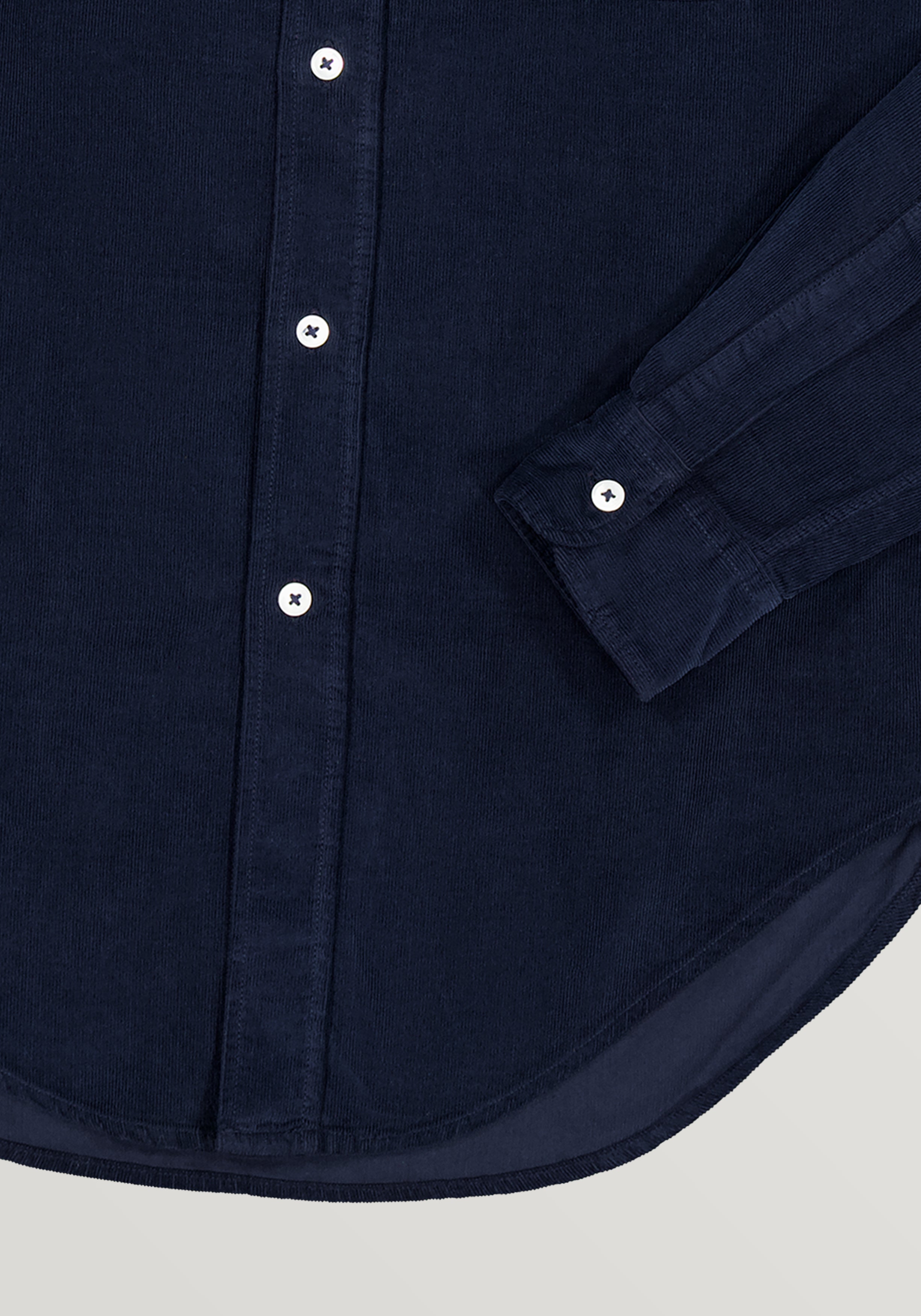 Fortela Corduroy King Shirt - Navy