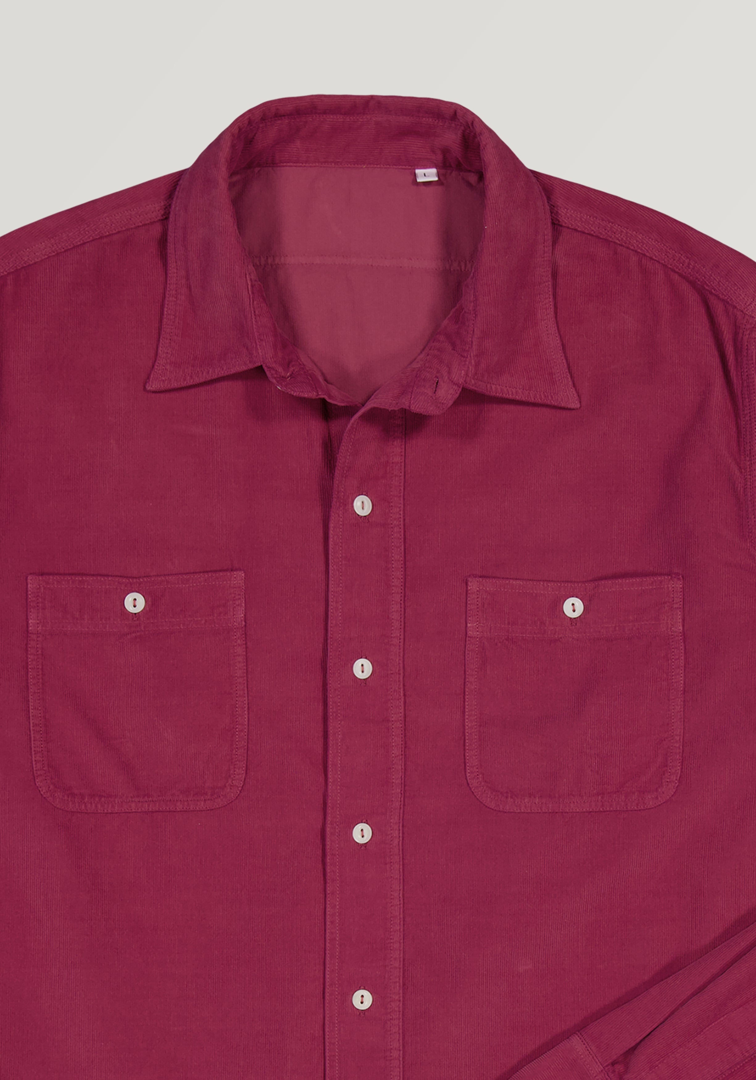 Fortela Corduroy Work Shirt - Pink