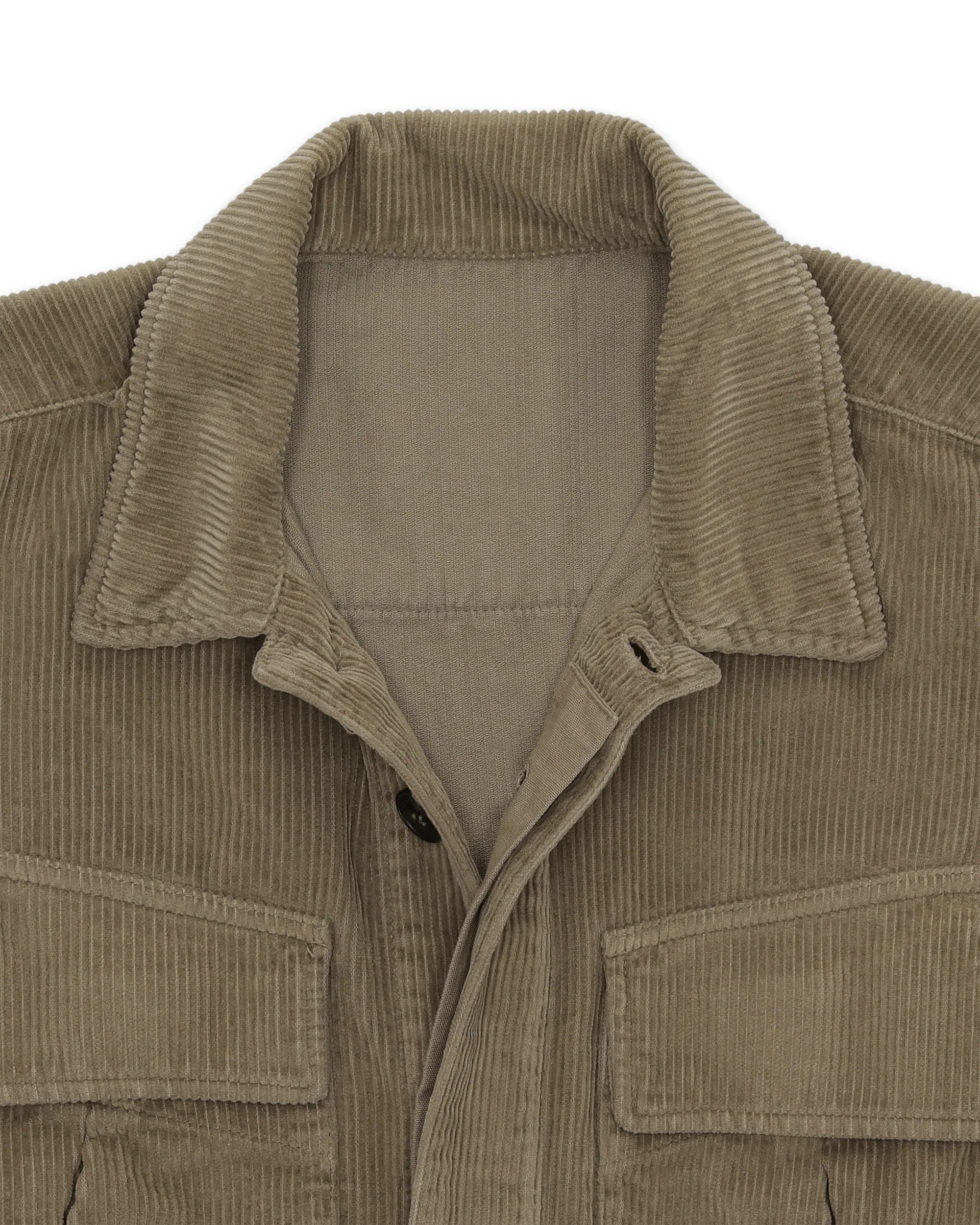 Fortela Short Overshirt Corduroy - Taupe