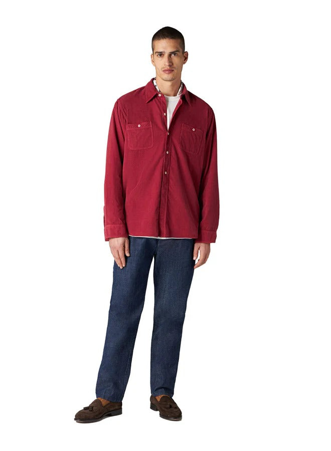 Fortela Corduroy Work Shirt - Pink