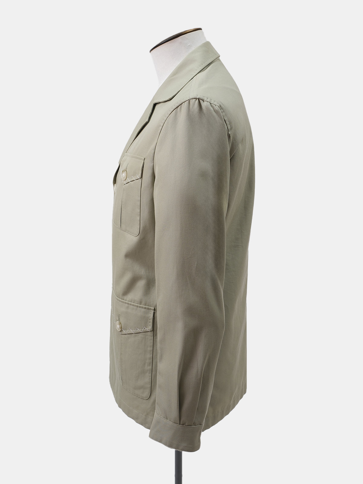 Sage Cotton Drill Field Shacket - LUCKY LAST