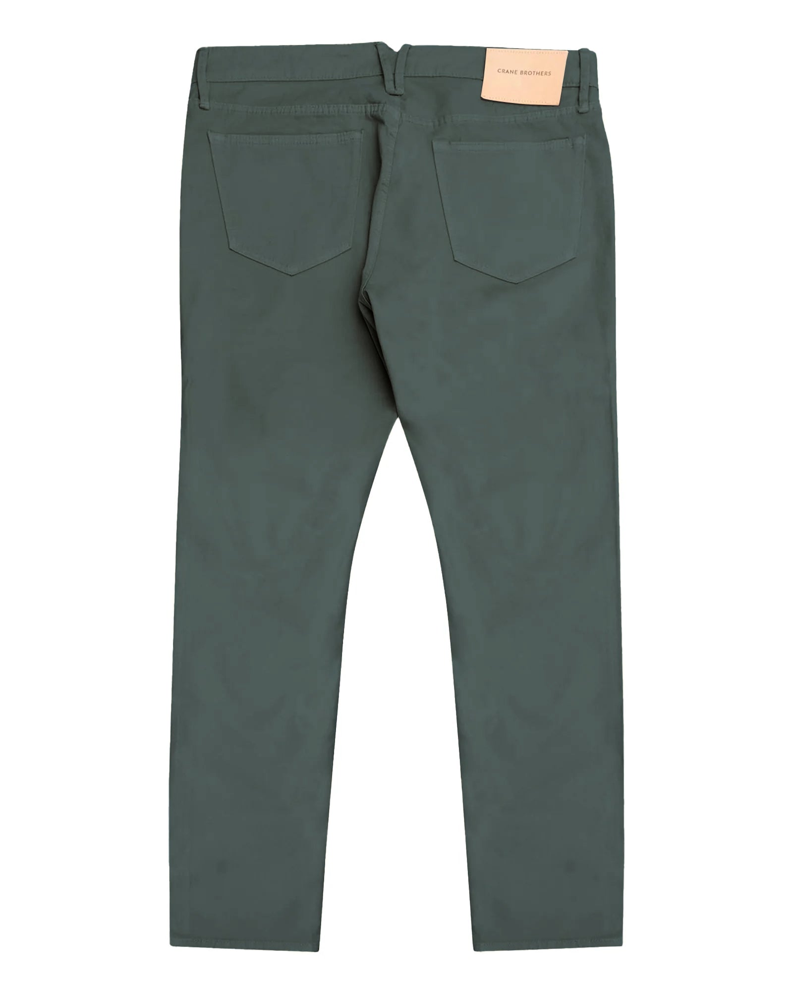 Broken Twill Five Pocket Pant - Forest Green