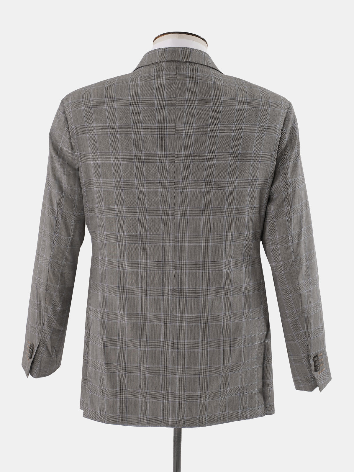 Grey Glen Check Wool & Silk Suit - Production Sample
