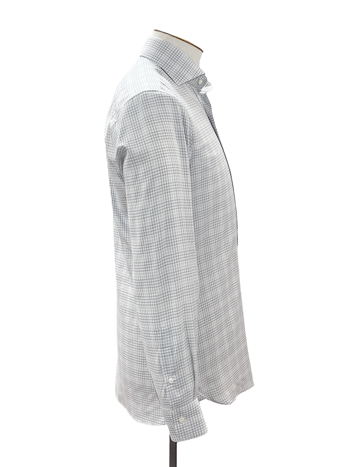 Silvern Check Cutaway Collar Shirt