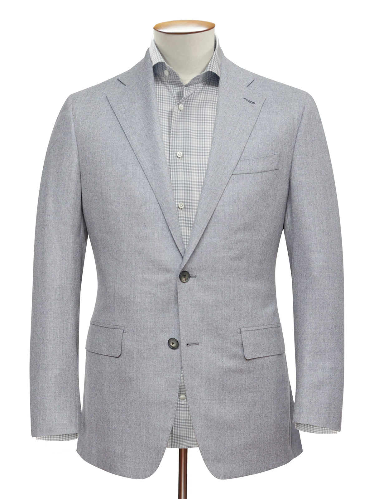 Silvern Check Cutaway Collar Shirt