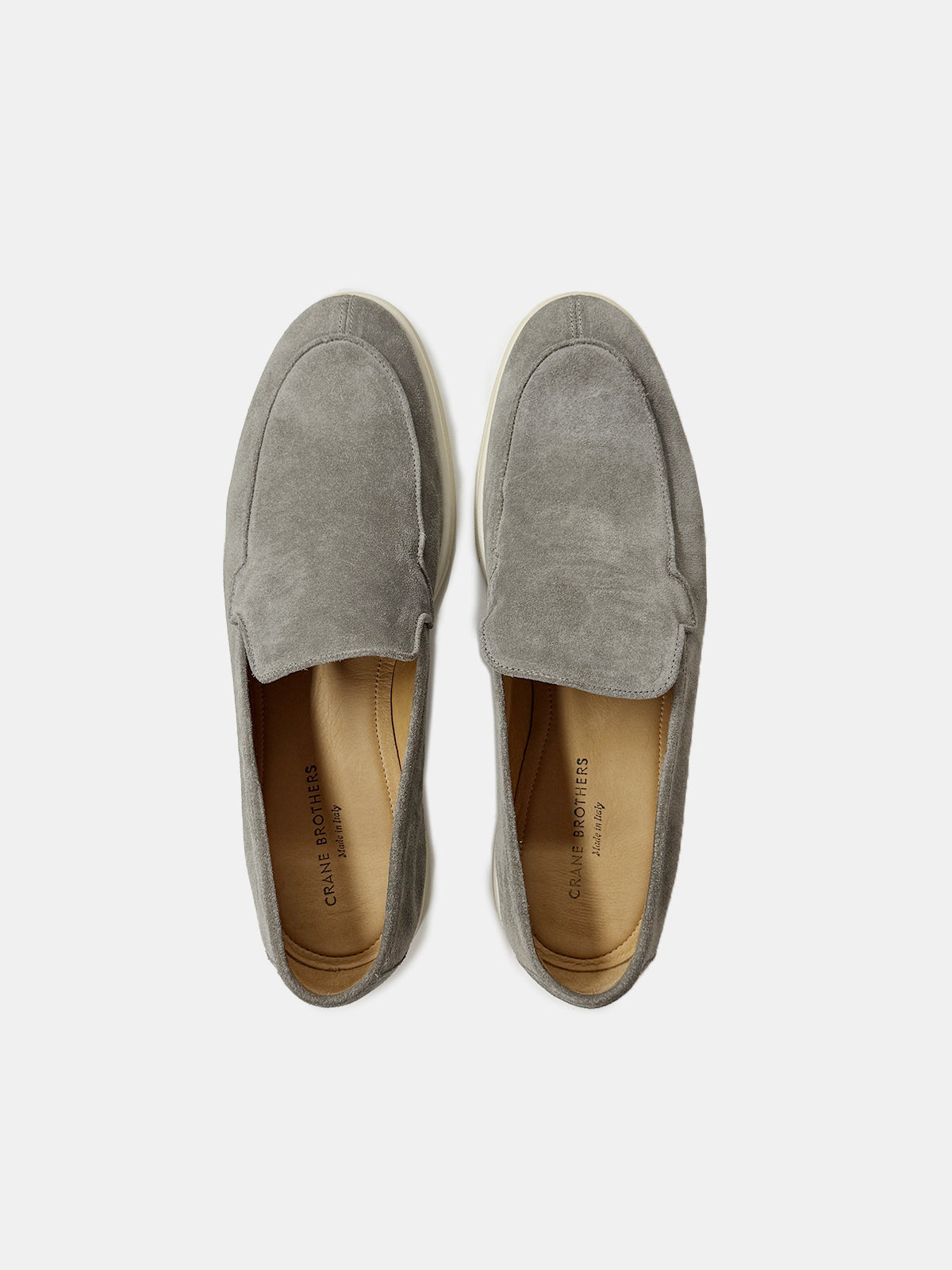 Grey Suede City Loafer