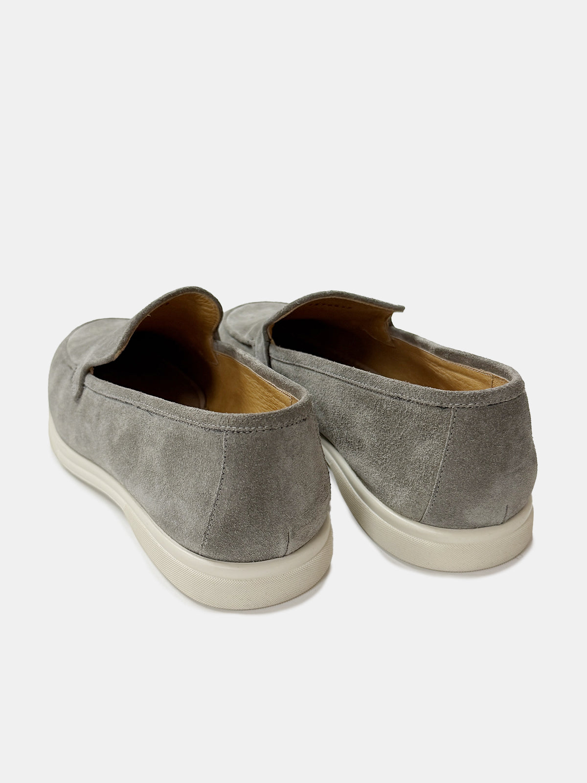 Grey Suede City Loafer