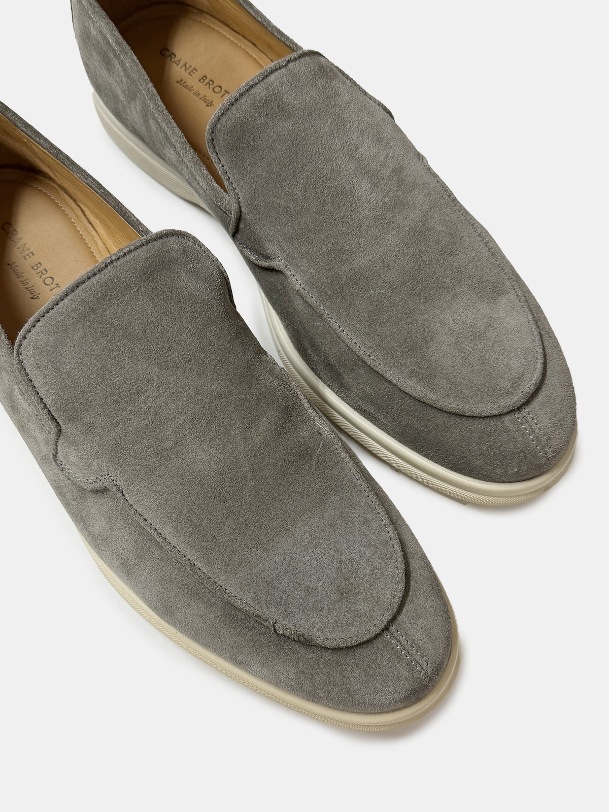Grey Suede City Loafer
