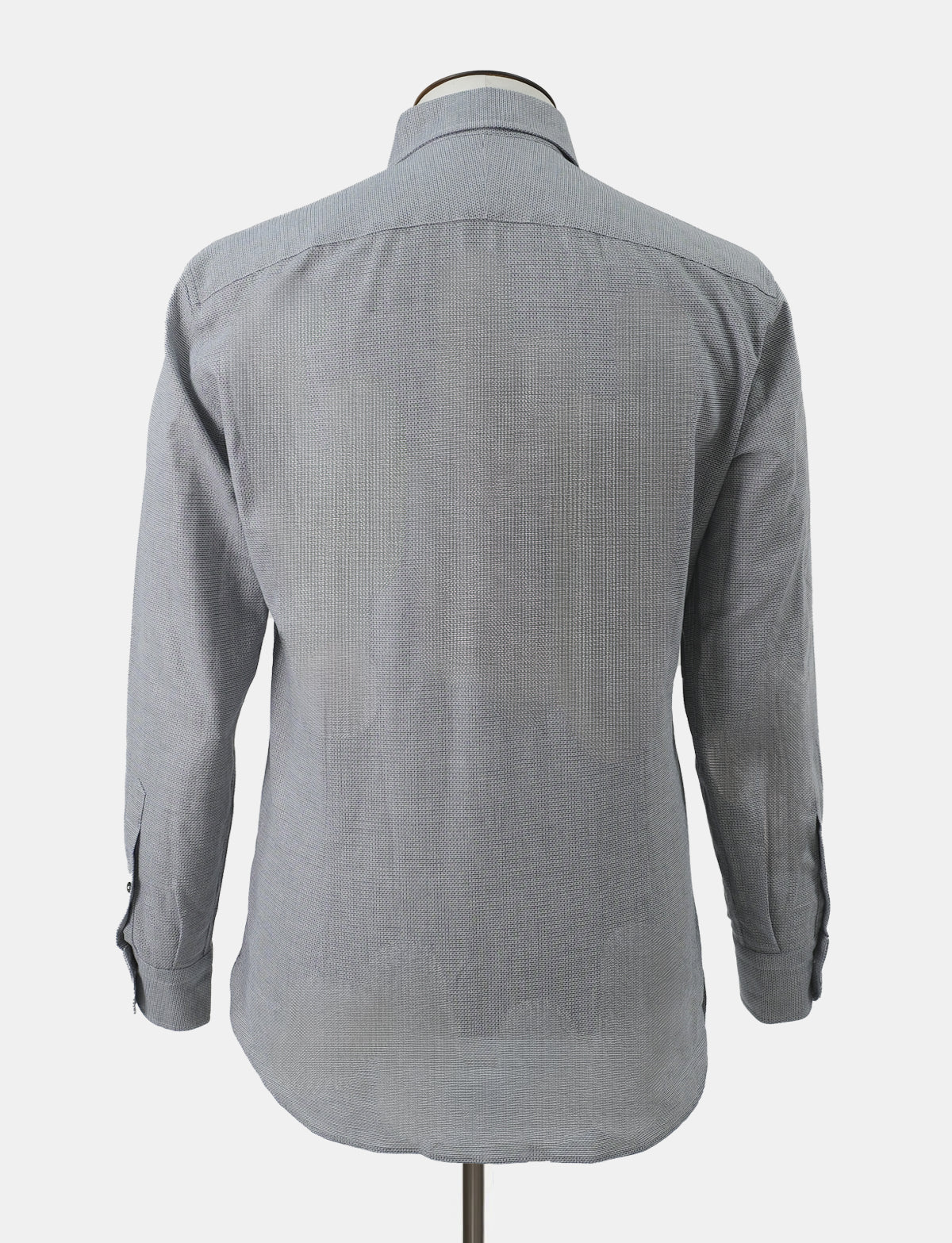 Textured Pop Over Shirt Showroom Sample - Grey LUCKY LAST