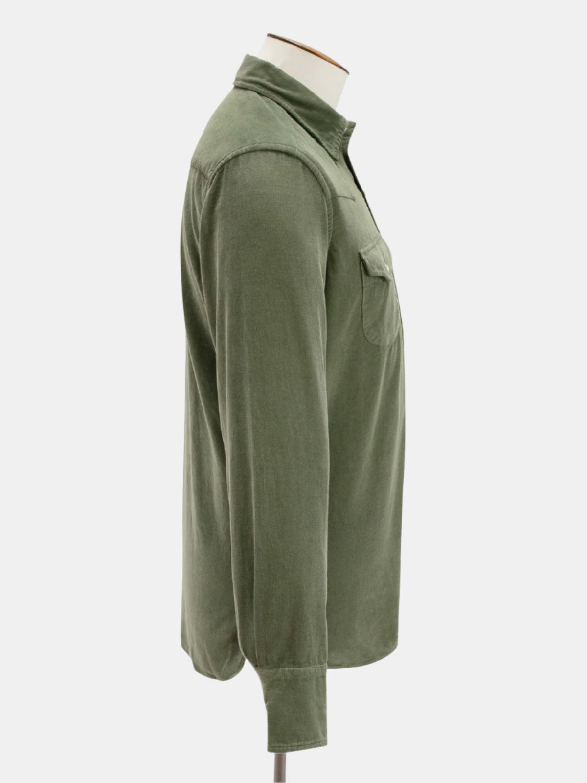 Fortela Corduroy Texan Shirt - Olive  LUCKY LAST