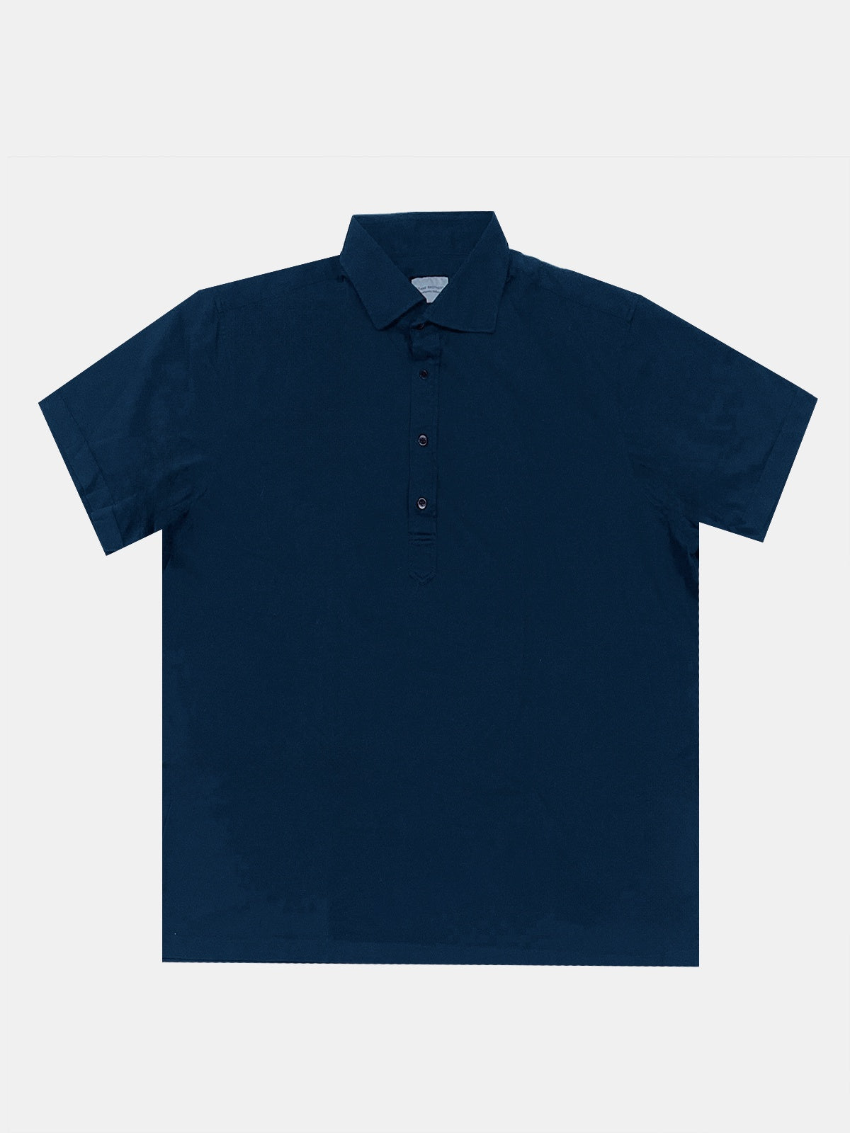 Cotton Pique Polo - Indigo LUCKY LAST