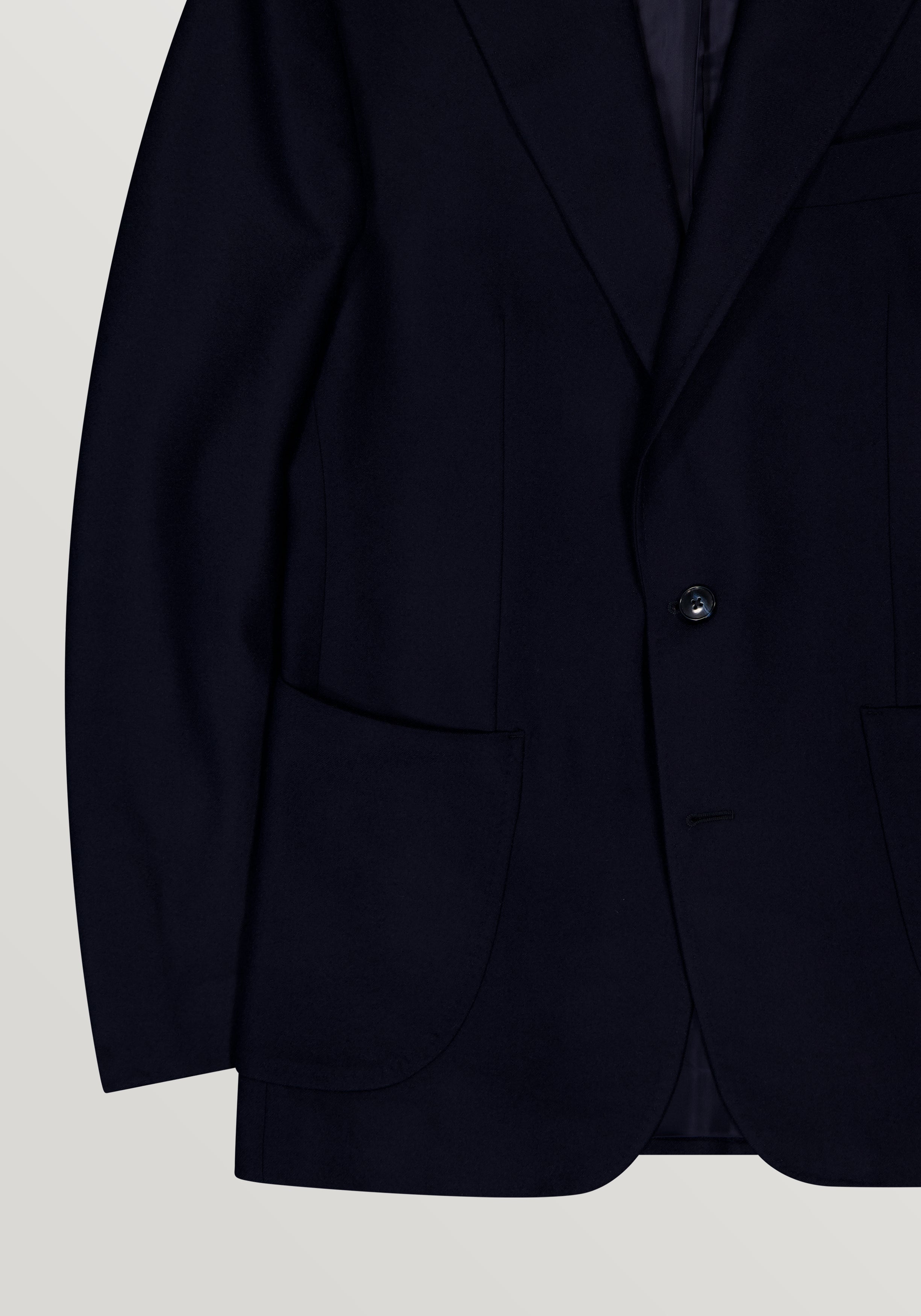 Jersley Wool Twill Blazer - Midnight
