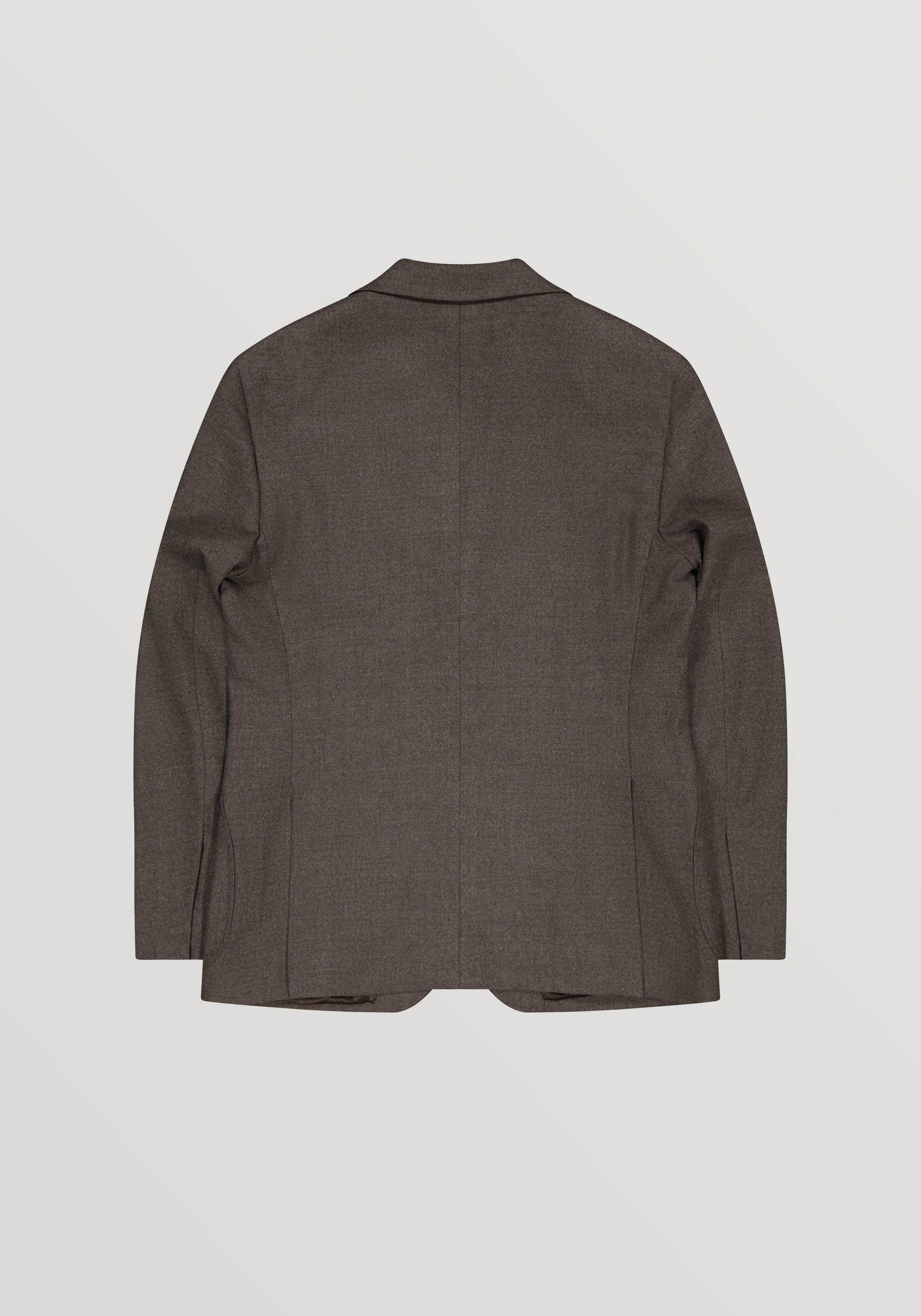 Jersley Wool Twill Blazer - Truffle