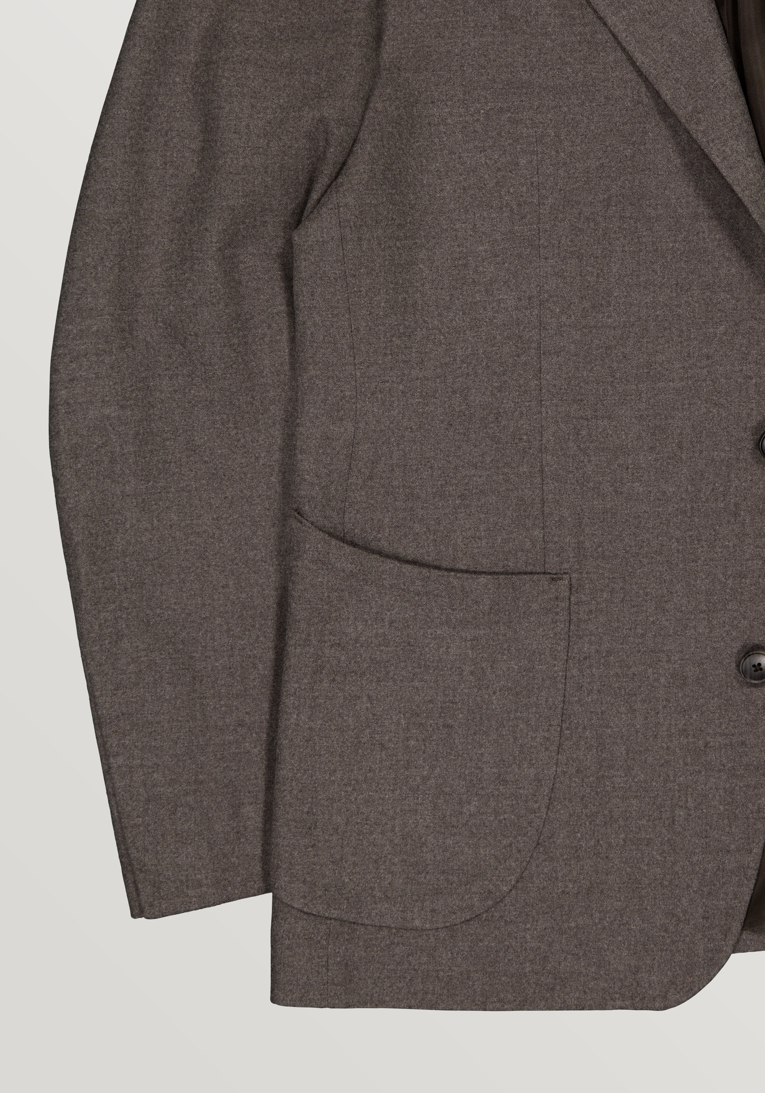 Jersley Wool Twill Blazer - Truffle