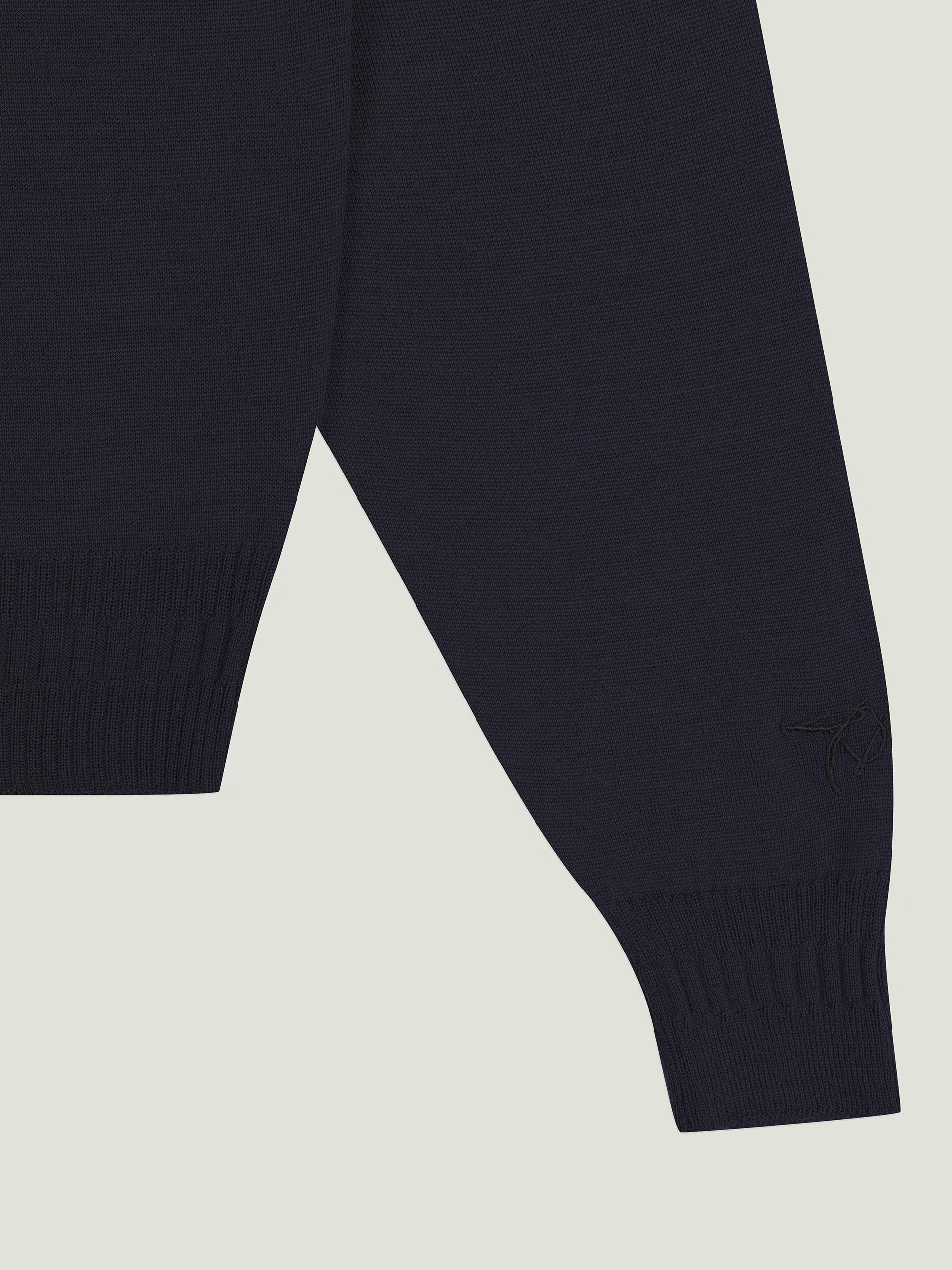 John Smedley X Bill Nighy Extra-Fine Merino Polo - Midnight