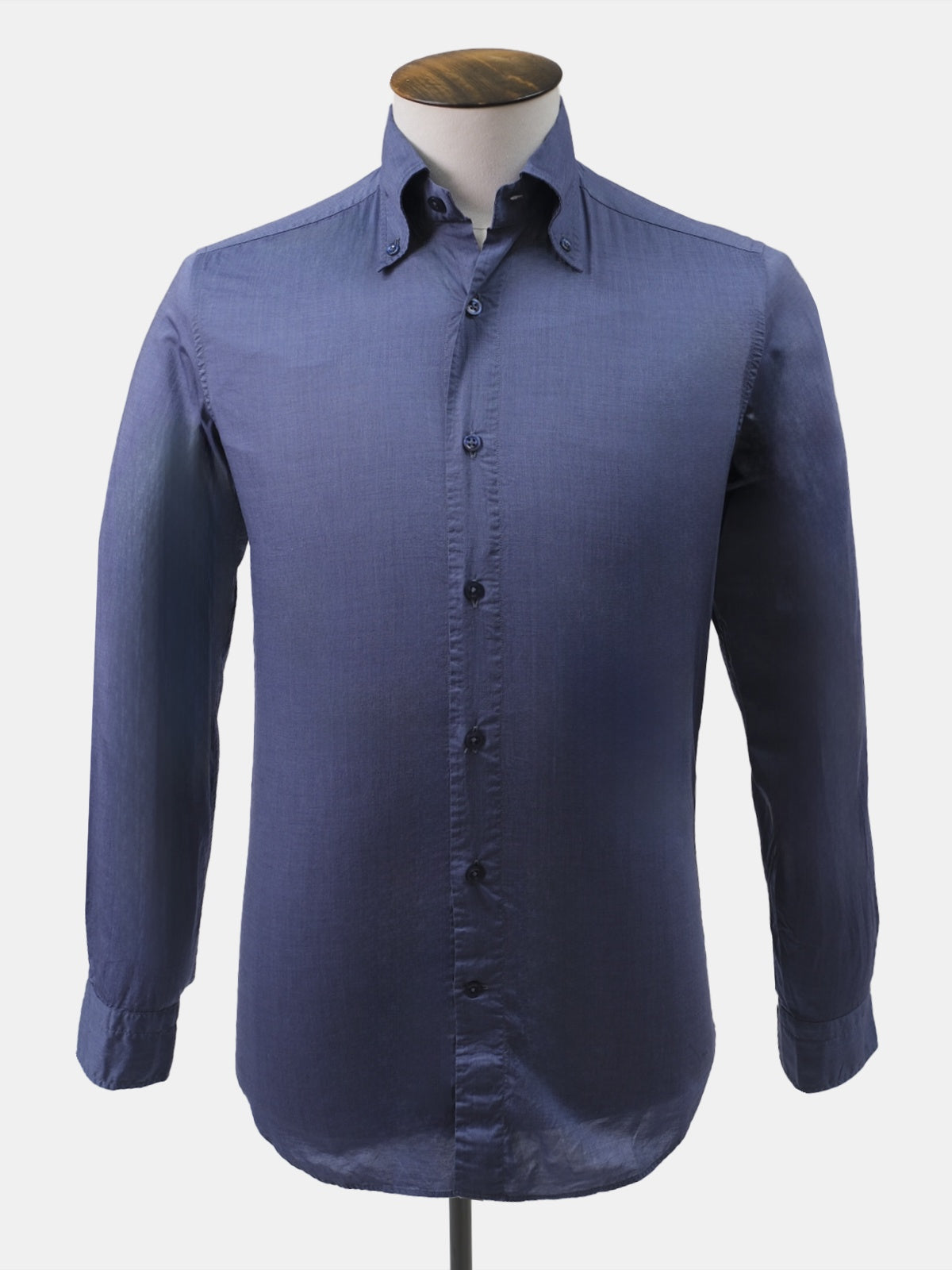 Pastel Blue Lightweight Cotton Shirt  - LUCKY LAST