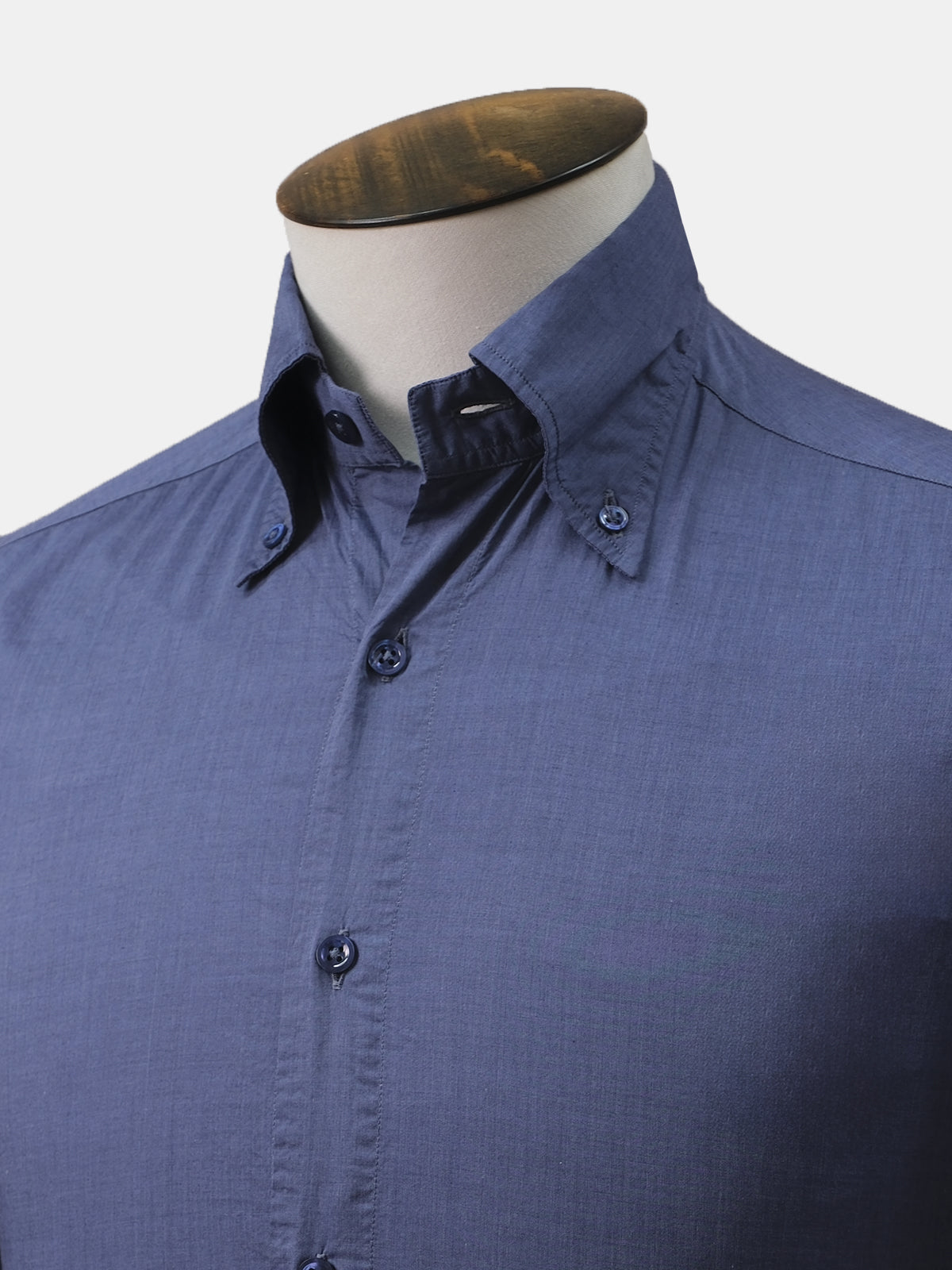Pastel Blue Lightweight Cotton Shirt  - LUCKY LAST