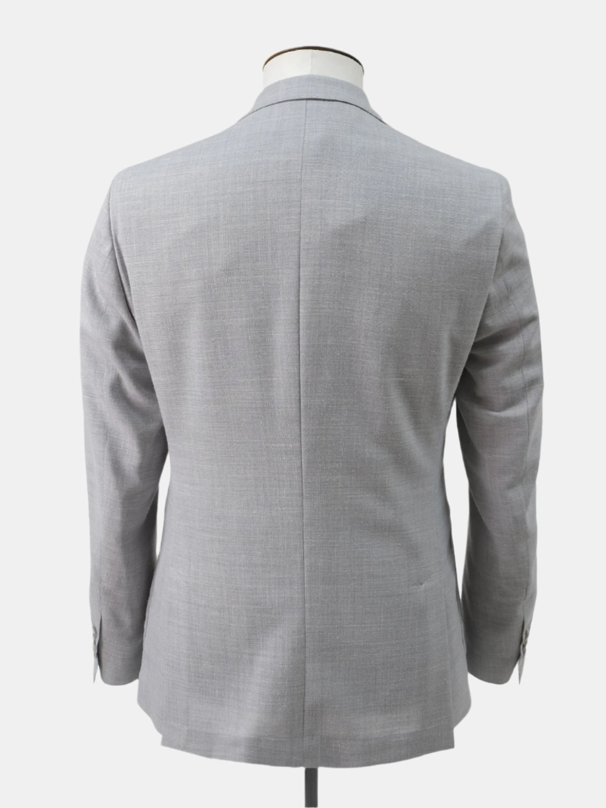 Ice Grey Wool Linen Blazer Sample - LUCKY LAST