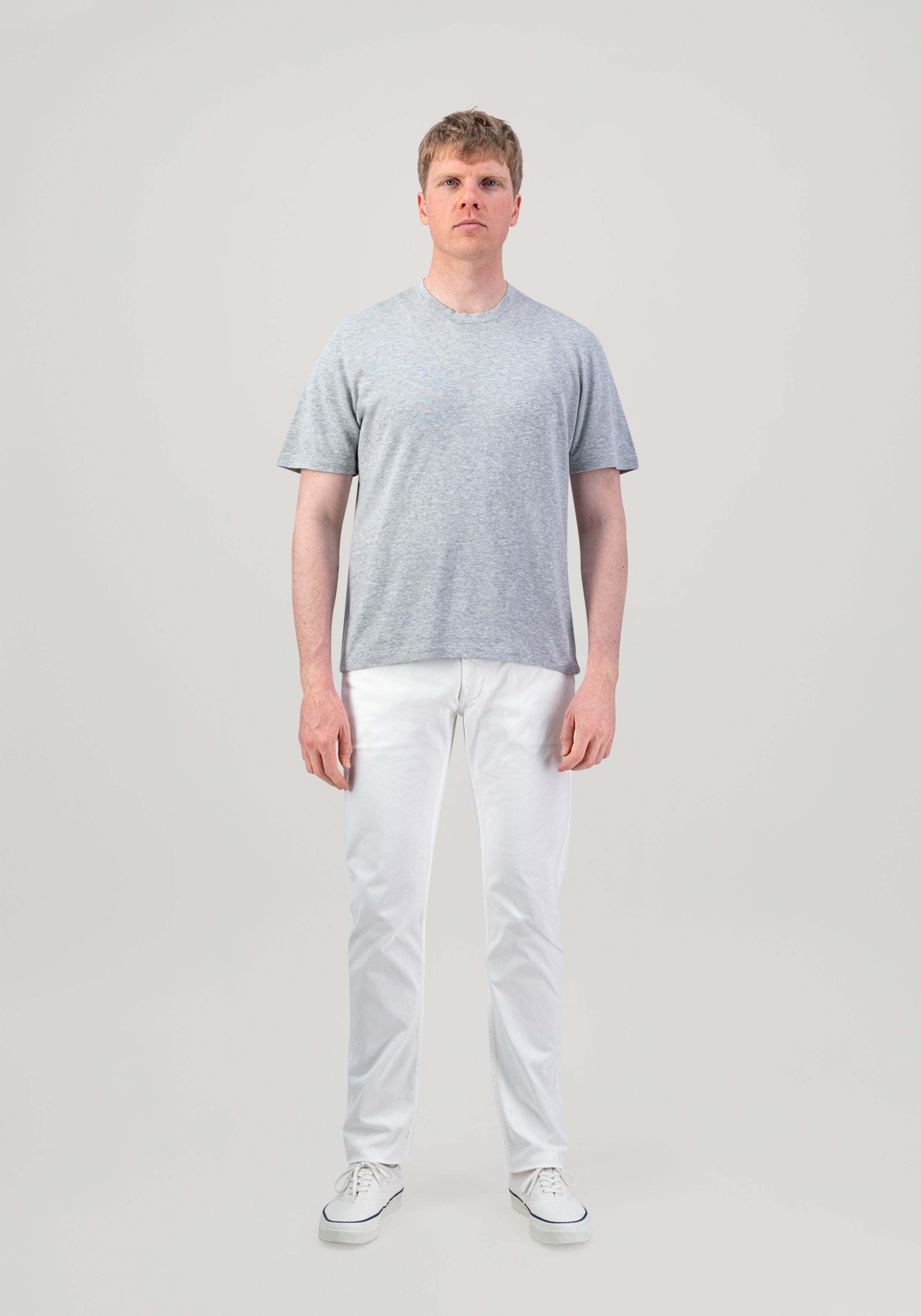 Lightweight Cotton T-Shirt - Grey
