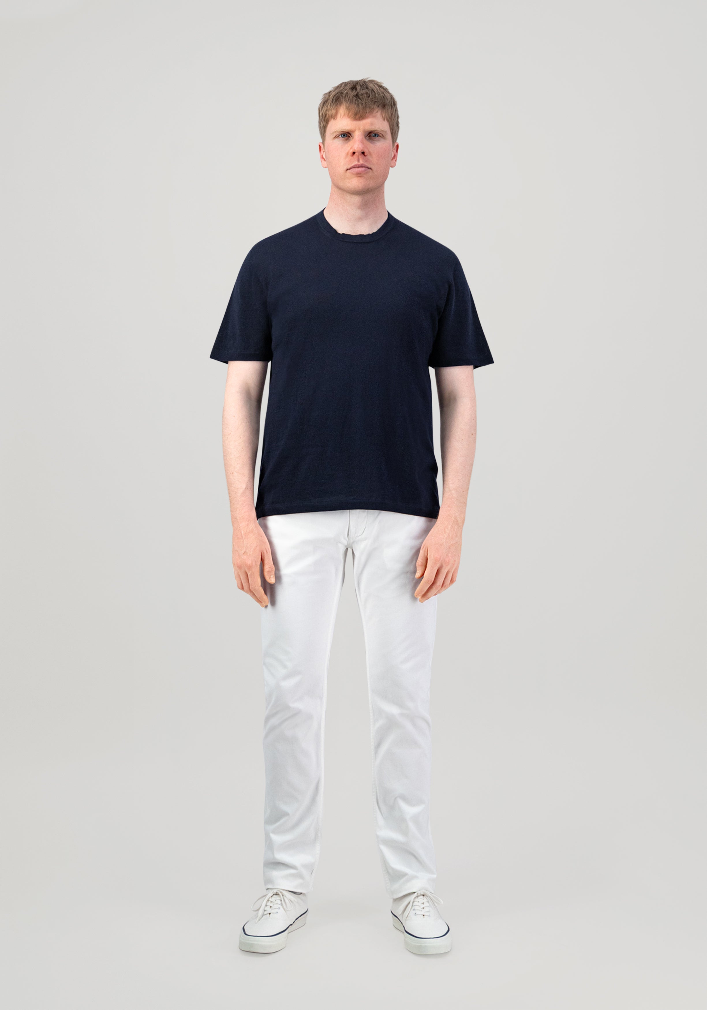 Lightweight Cotton T-Shirt - Midnight