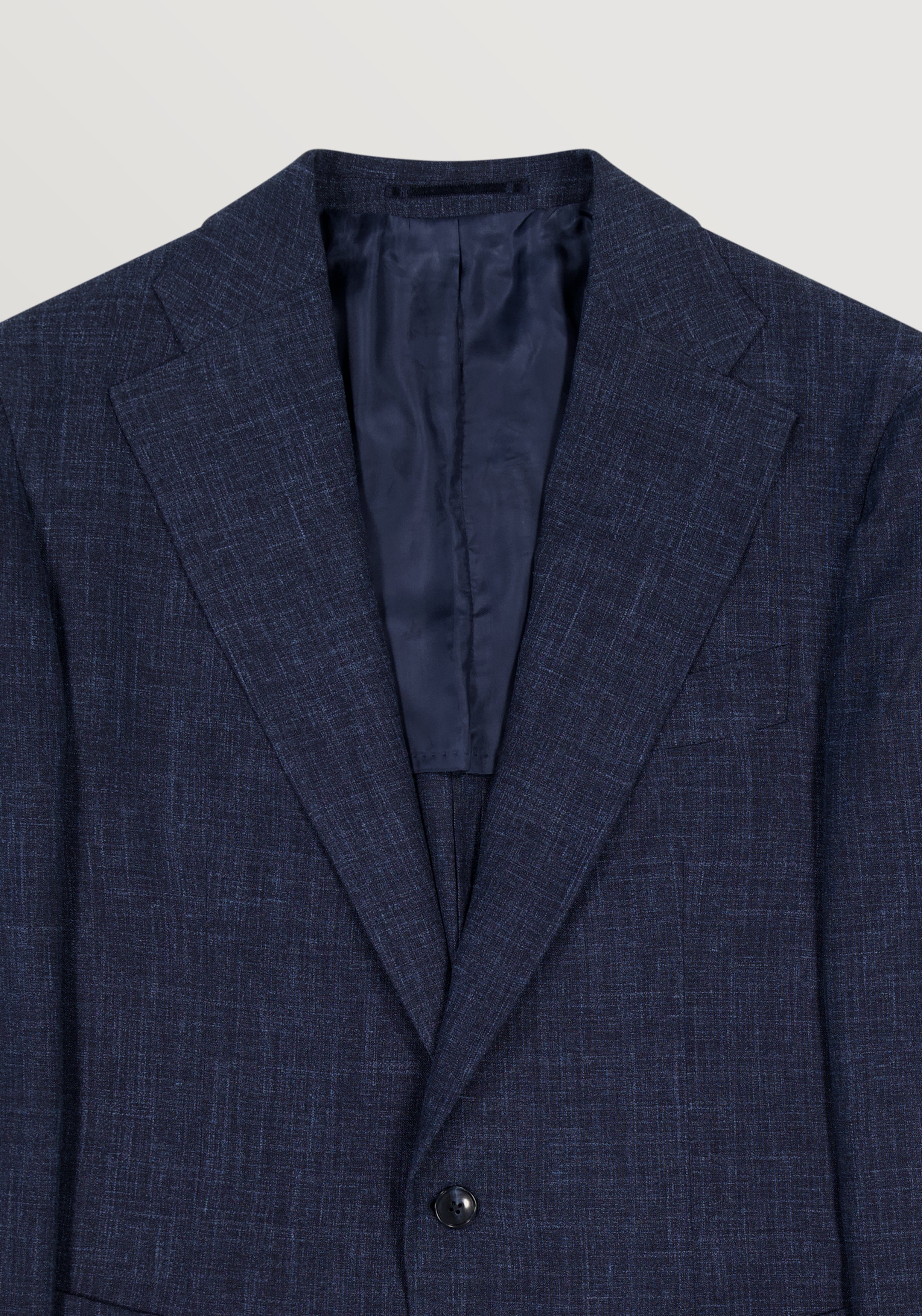 Lume Wool Silk Linen Blazer - Storm Blue