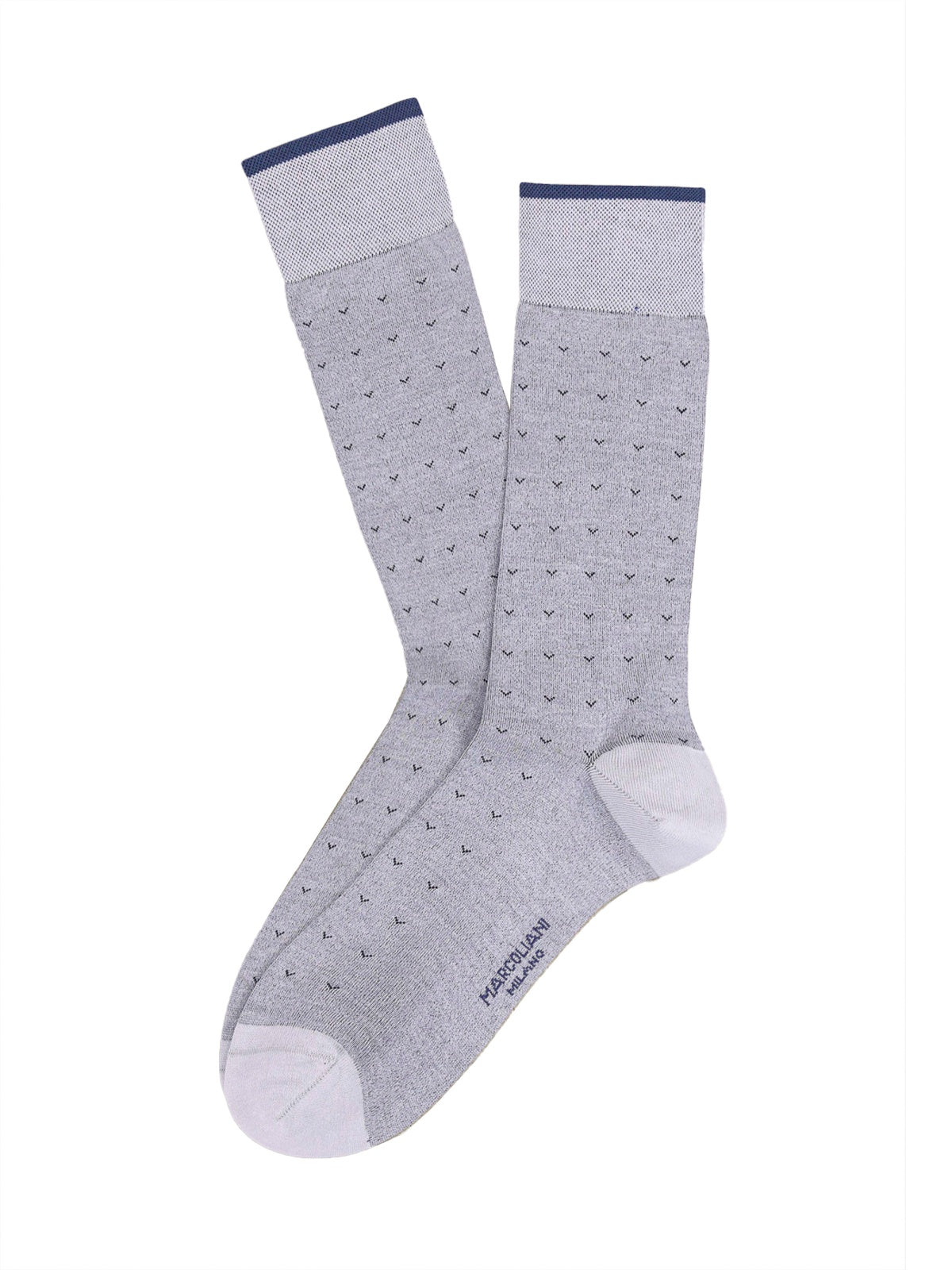 Marcoliani Pima Cotton Light Socks - Blue Seagull