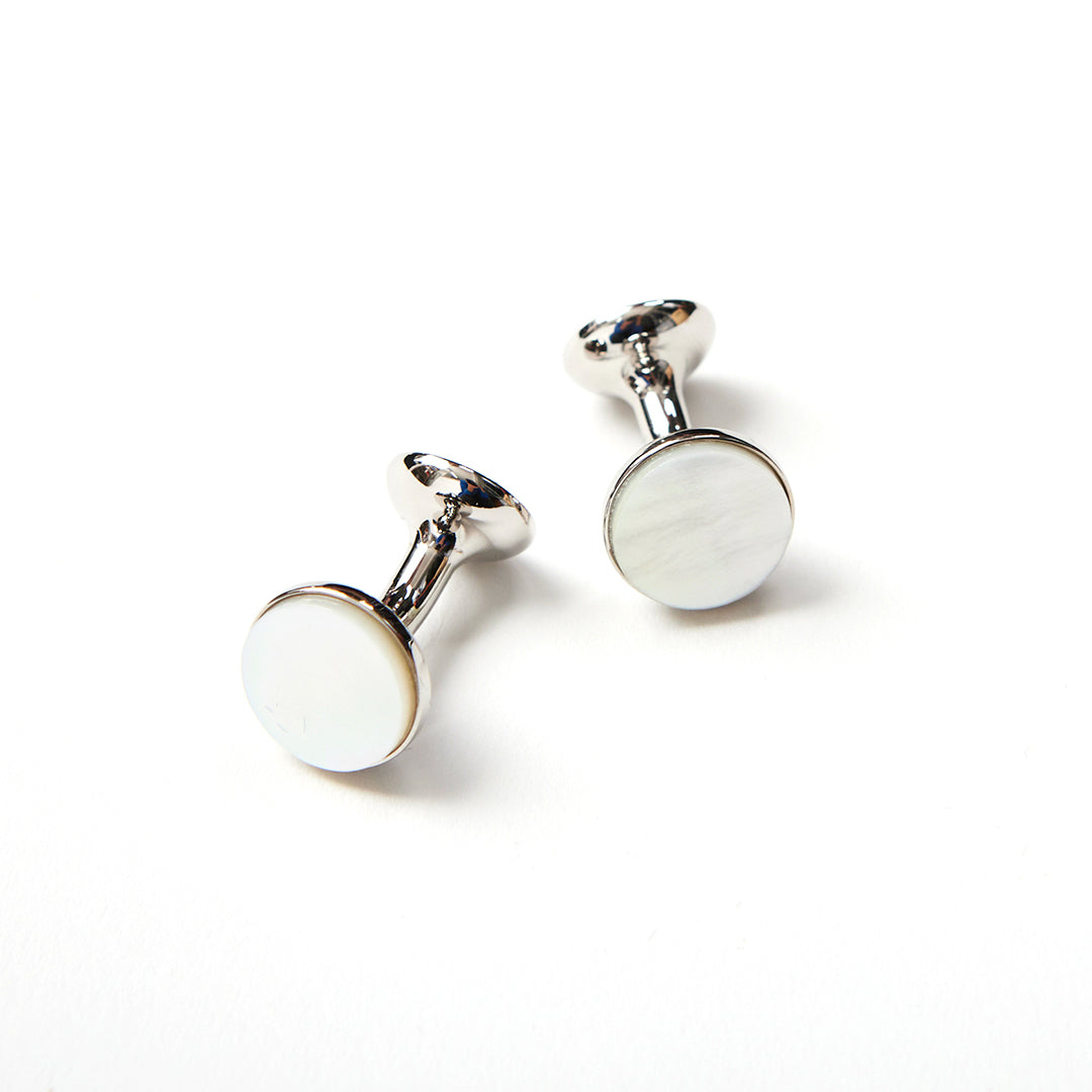 Codis Maya Bow Cufflinks - Mother of Pearl