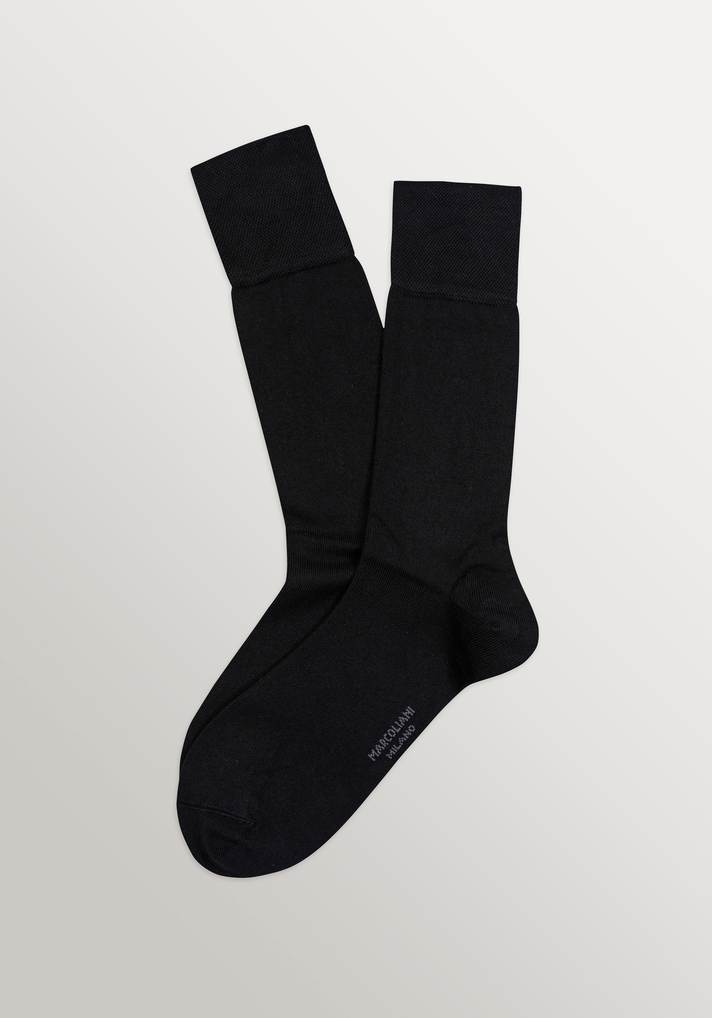 Marcoliani Mousse of Modal Dress Socks - Black