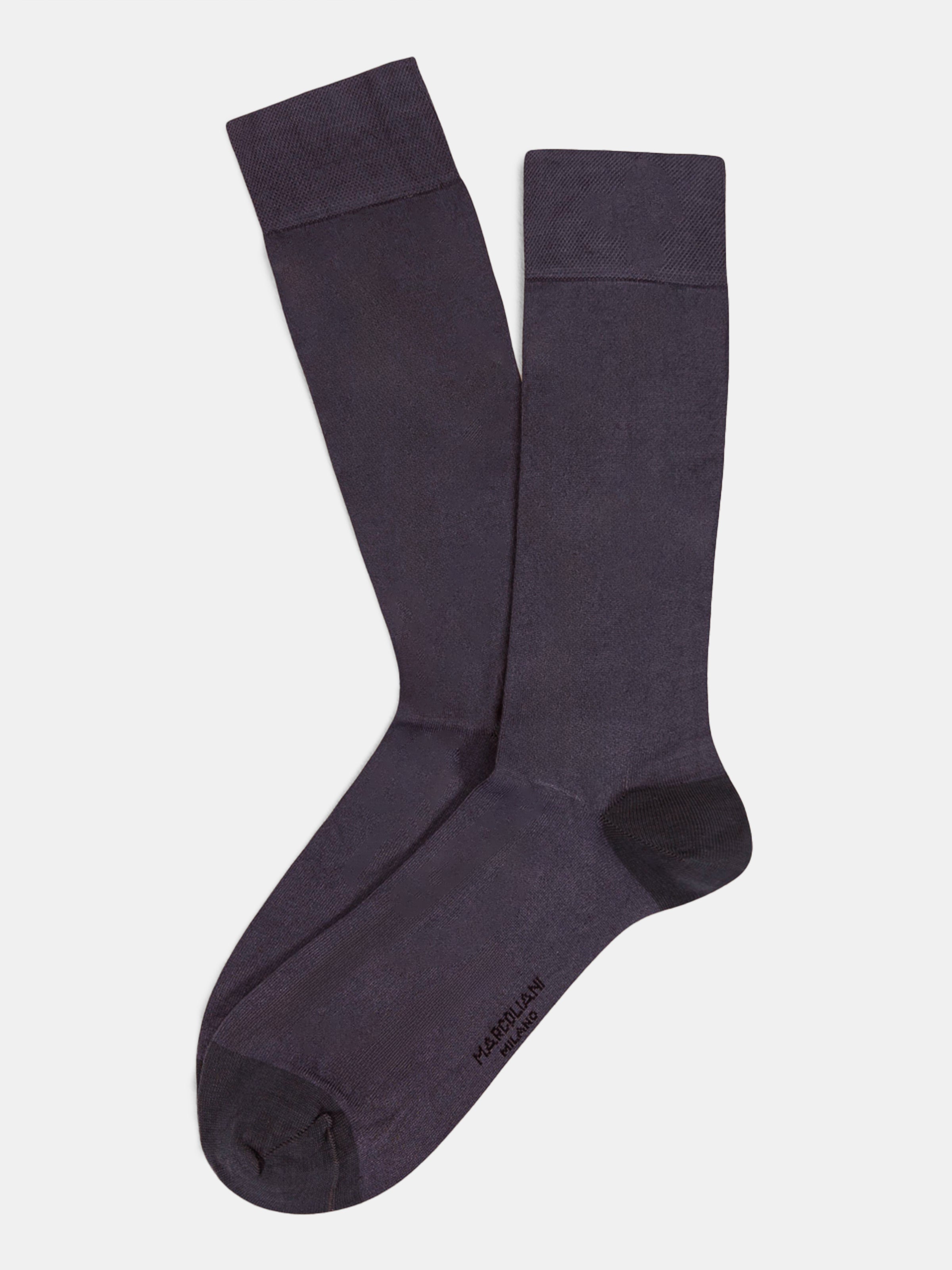 Marcoliani Flannel Luxury Plain Socks - Grey