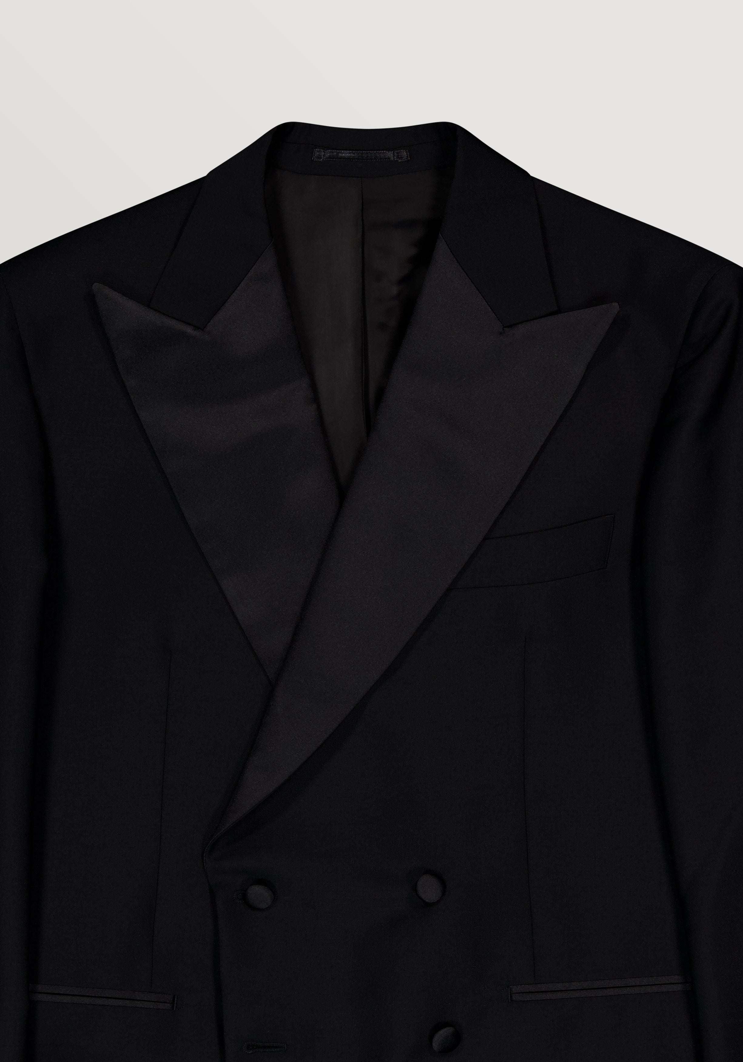 Mercer Double-Breasted Tuxedo - Black