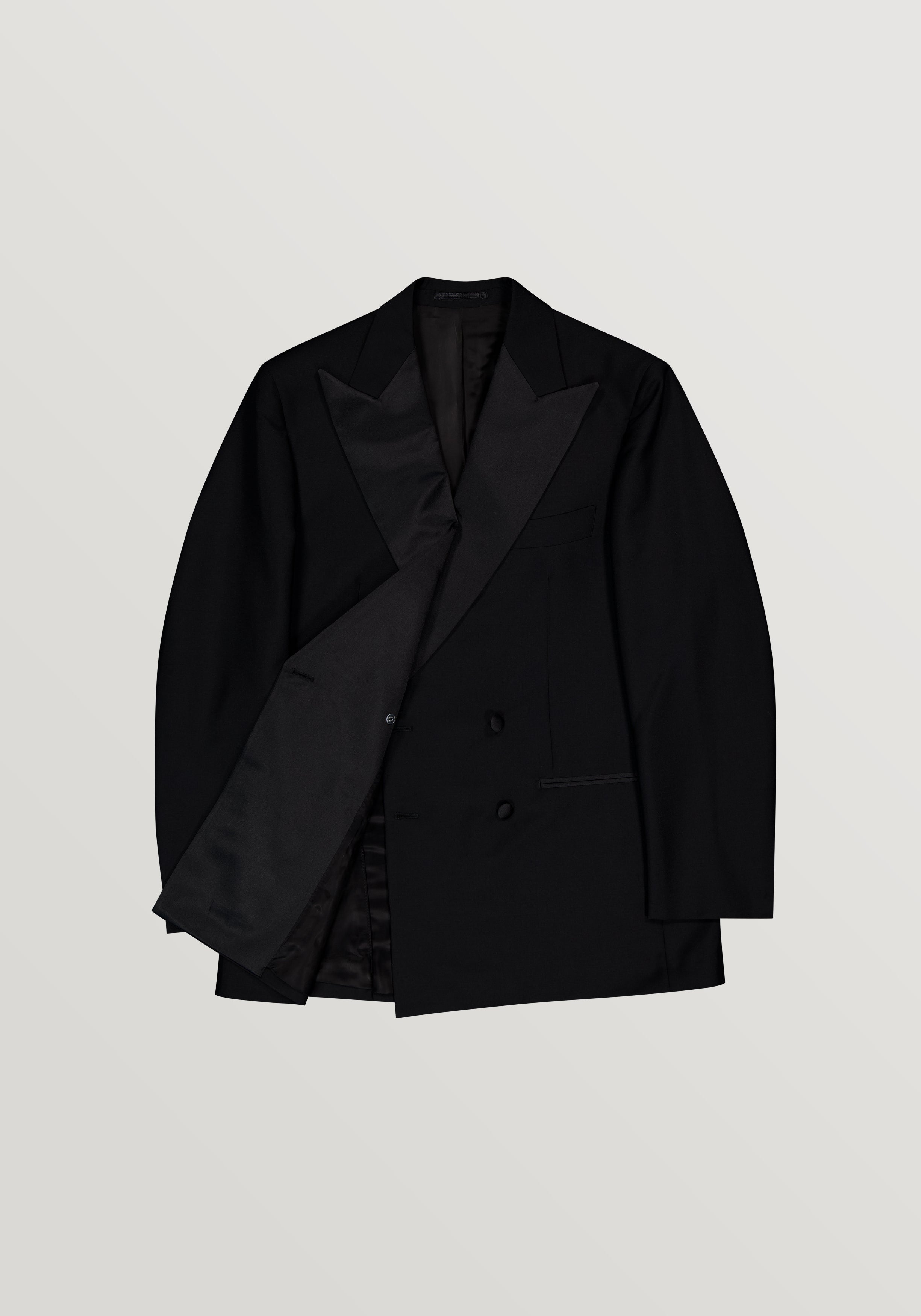Mercer Double-Breasted Tuxedo - Black